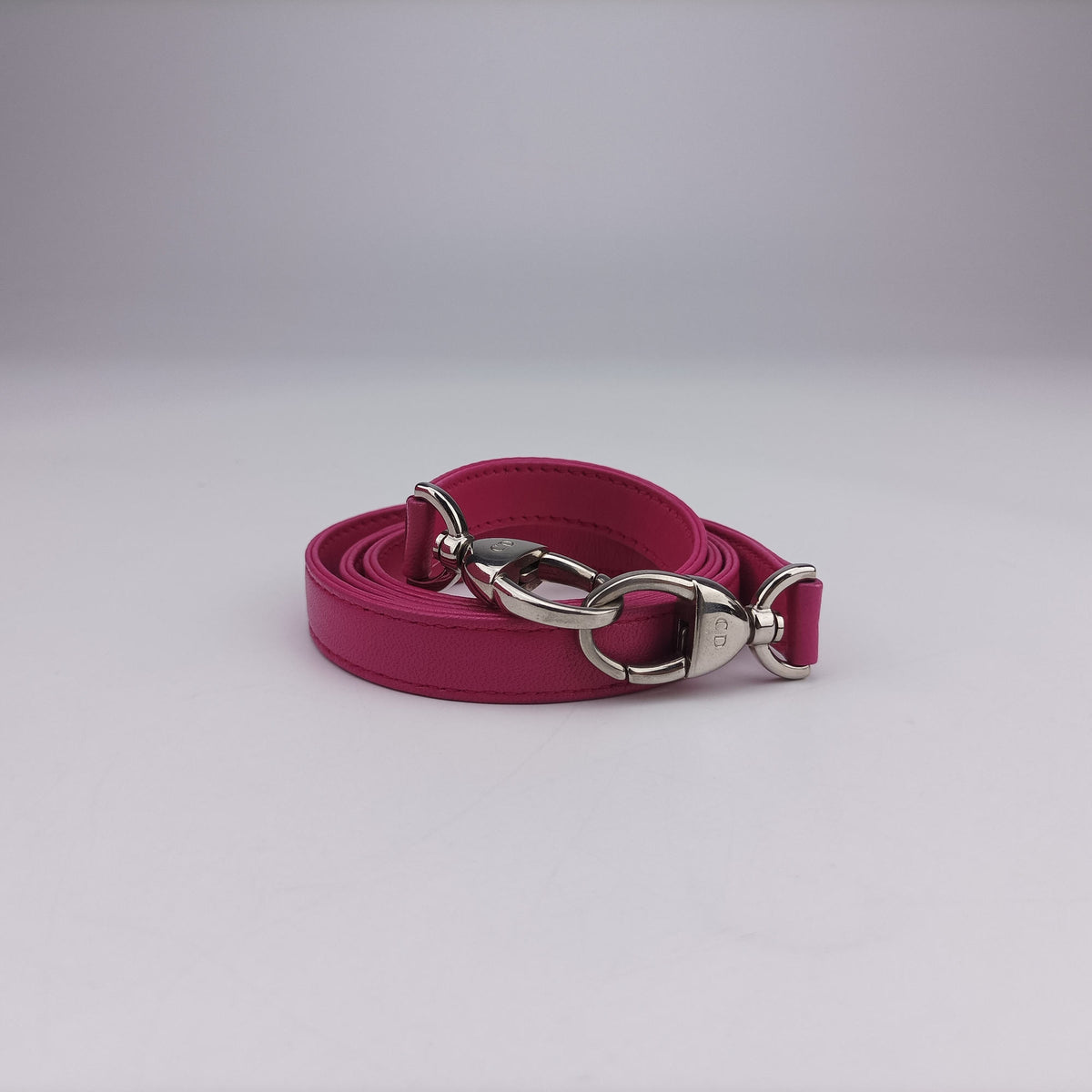 Pre-owned Christian Dior Lady Dior Pink lambskin  shoulderbag | stylenewstar