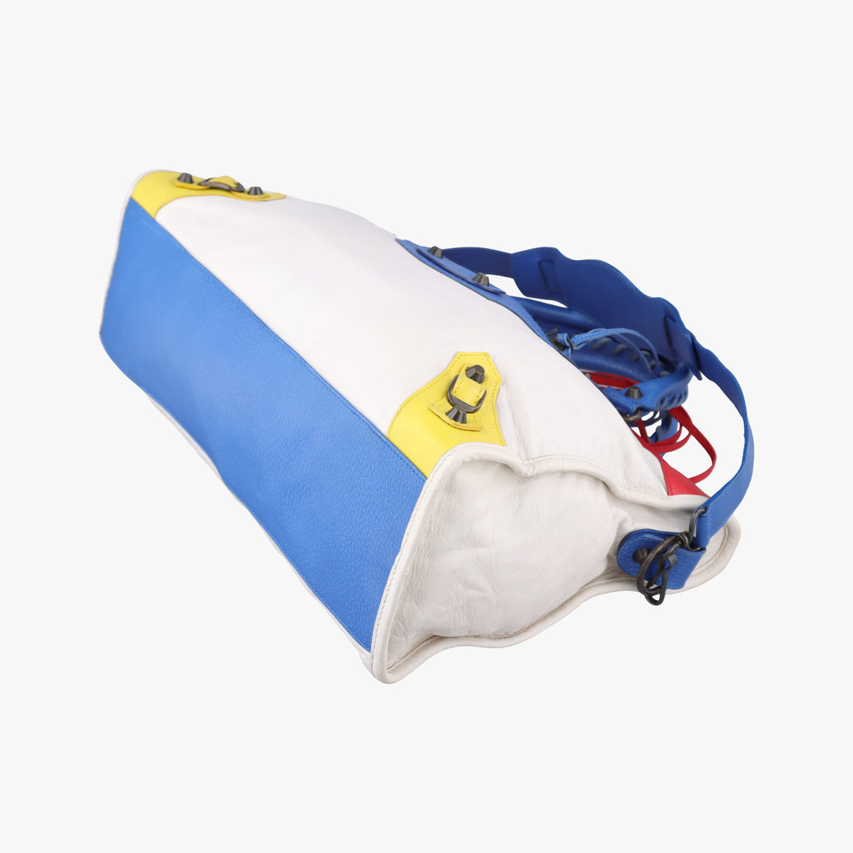 Pre-owned Balenciaga Motorcycle City Multicolour lambskin  shoulderbag | stylenewstar