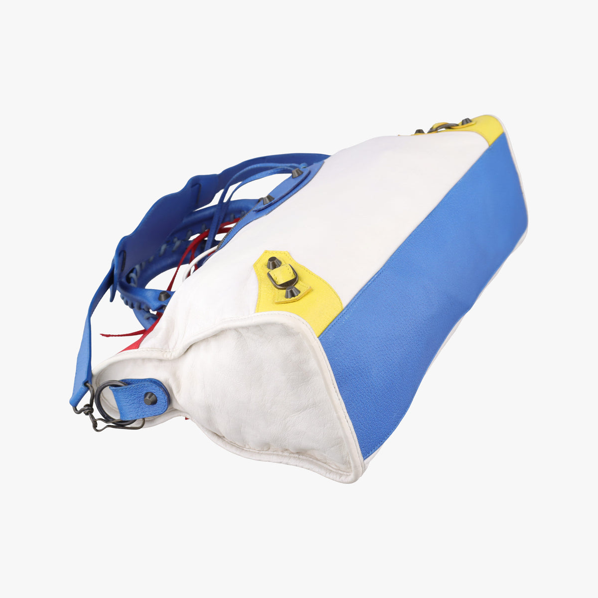 Pre-owned Balenciaga Motorcycle City Multicolour lambskin  shoulderbag | stylenewstar