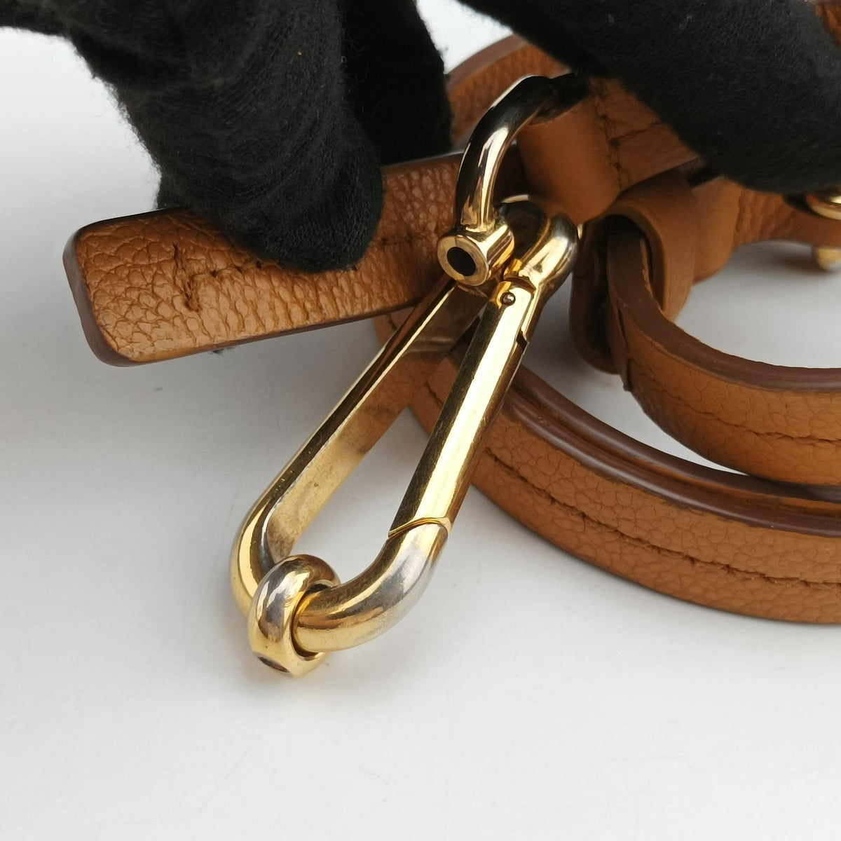 Secondhand Louis Vuitton Lumineuse PM saffron Monogram Empreinte M94324 shoulderbag | stylenewstar