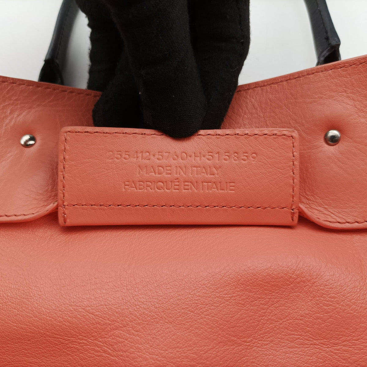 Pre-owned Balenciaga Paper Pink x Black Leather  handbag | stylenewstar