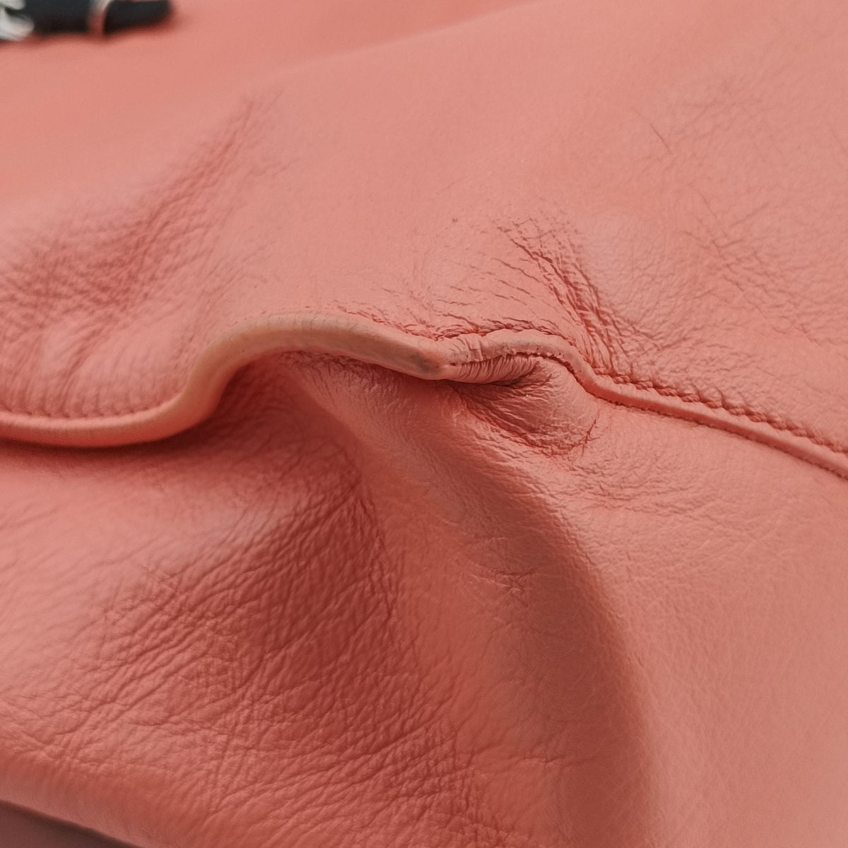 Pre-owned Balenciaga Paper Pink x Black Leather  handbag | stylenewstar
