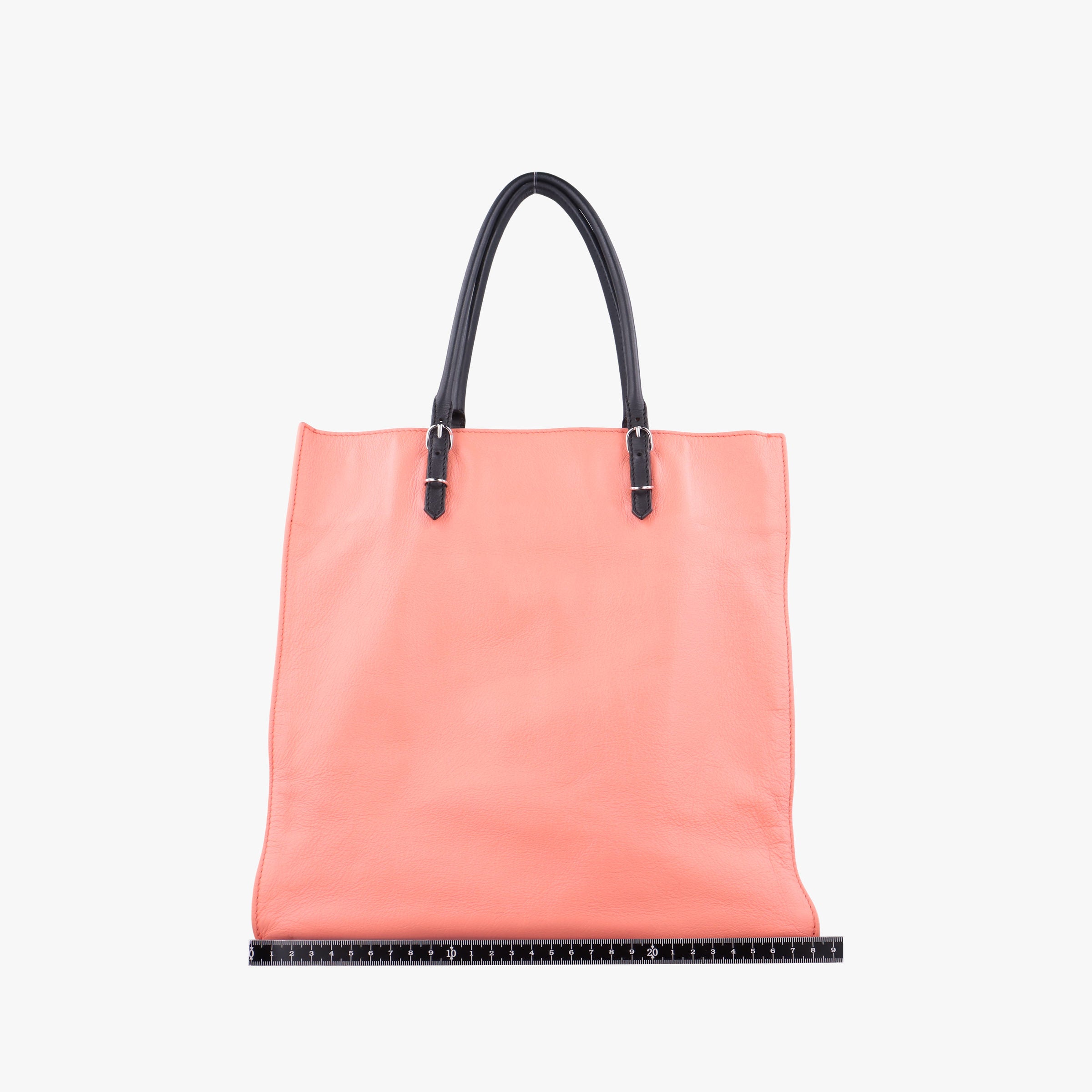 Pre-owned Balenciaga Paper Pink x Black Leather  handbag | stylenewstar