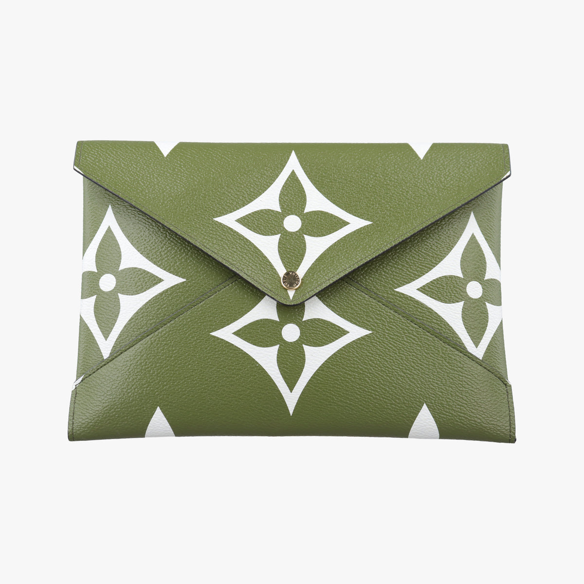 Pre-owned Louis Vuitton Pochette Kirigami Green×Multicolor Monogram Giant M67600 clutchbag | stylenewstar