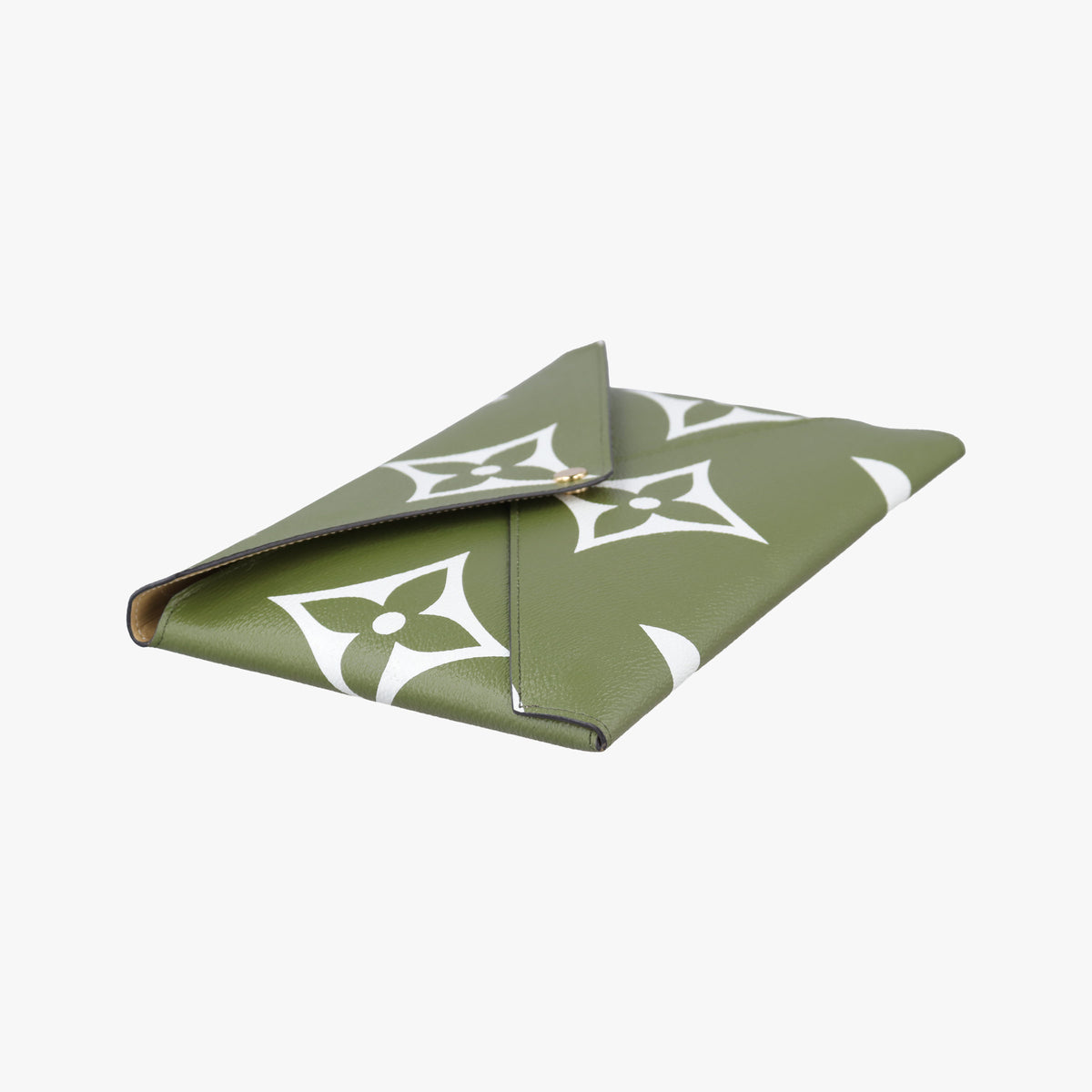 Pre-owned Louis Vuitton Pochette Kirigami Green×Multicolor Monogram Giant M67600 clutchbag | stylenewstar