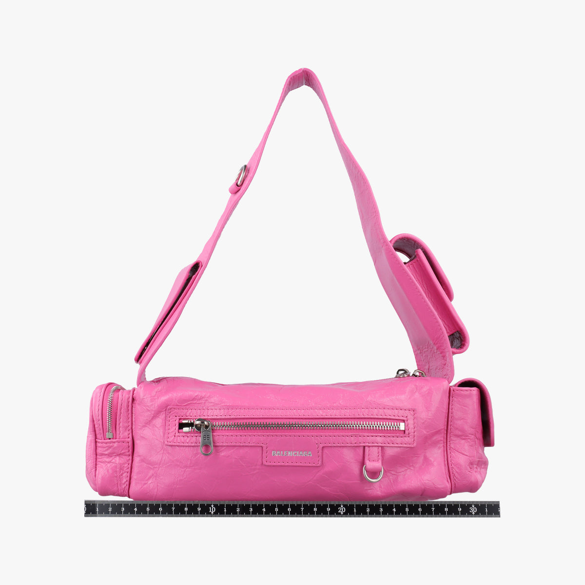 Secondhand Balenciaga Superbusy XS Sling Bag Pink leather 762516 shoulderbag | stylenewstar