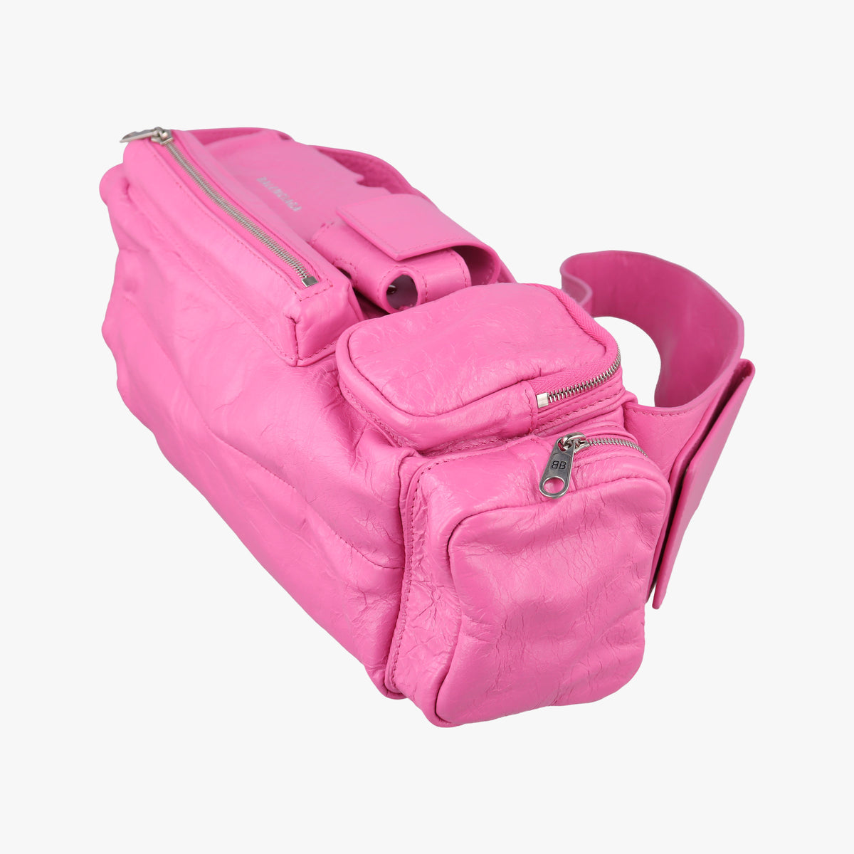 Secondhand Balenciaga Superbusy XS Sling Bag Pink leather 762516 shoulderbag | stylenewstar