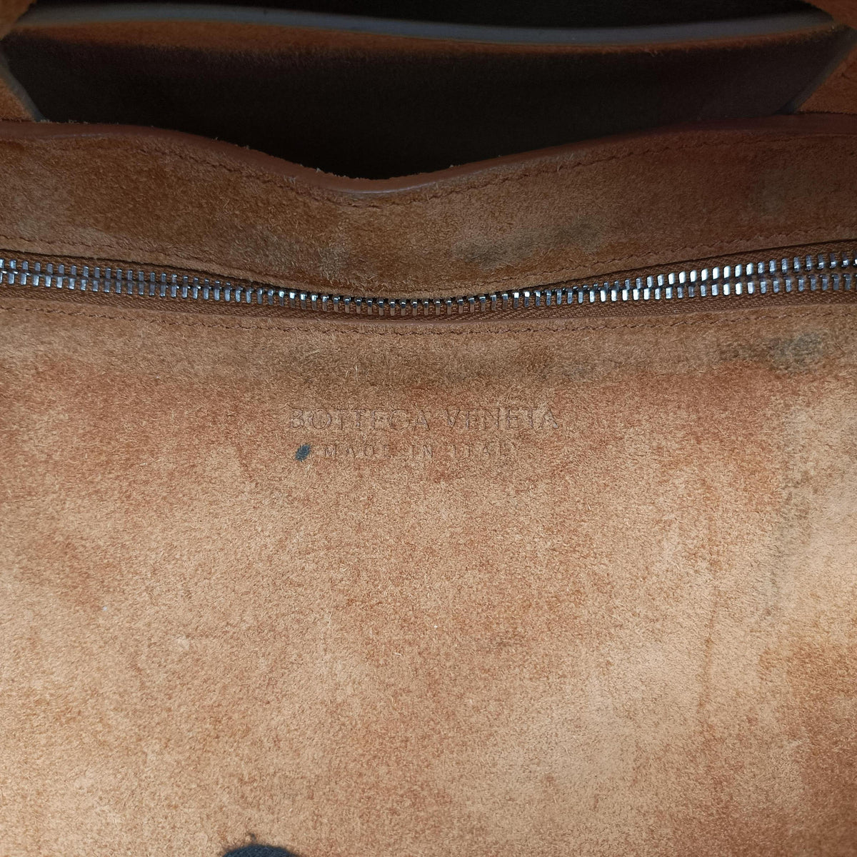 Secondhand Bottega Veneta The Arco Briefcase khaki lambskin  shoulderbag | stylenewstar
