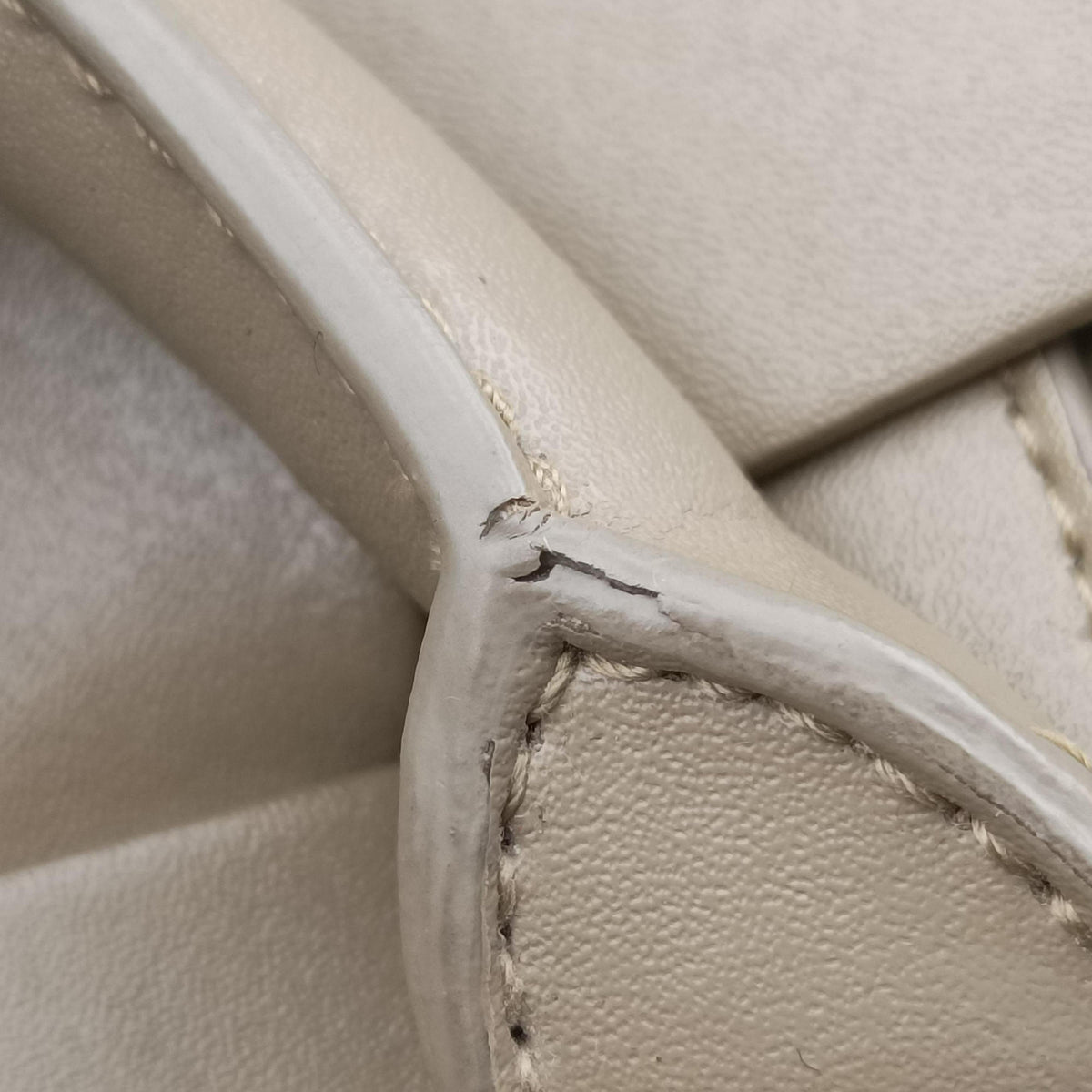 Secondhand Bottega Veneta The Arco Briefcase khaki lambskin  shoulderbag | stylenewstar