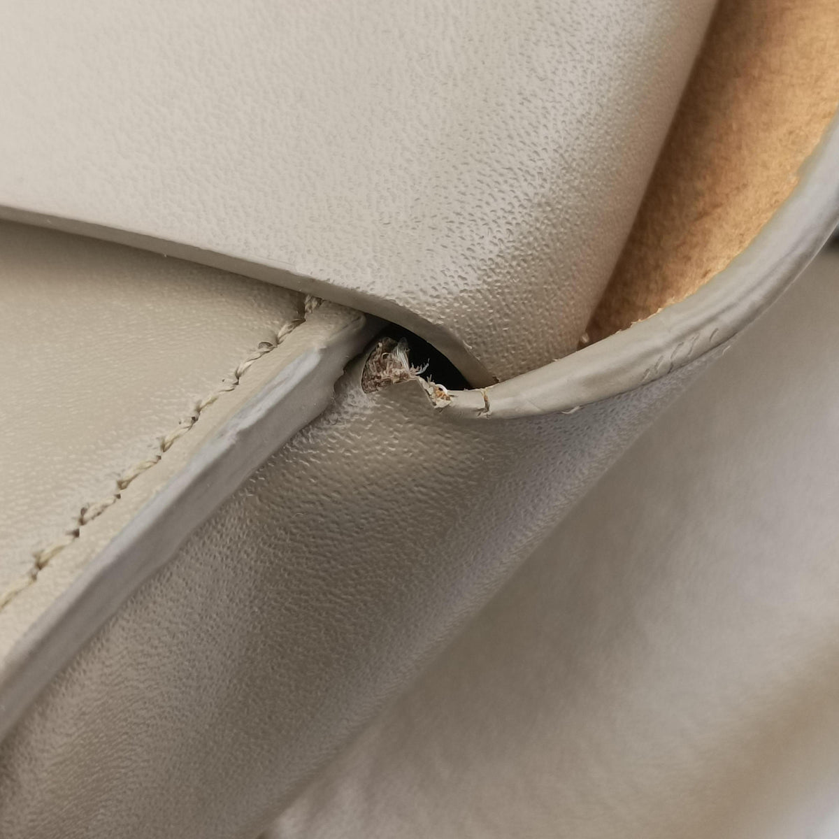 Secondhand Bottega Veneta The Arco Briefcase khaki lambskin  shoulderbag | stylenewstar