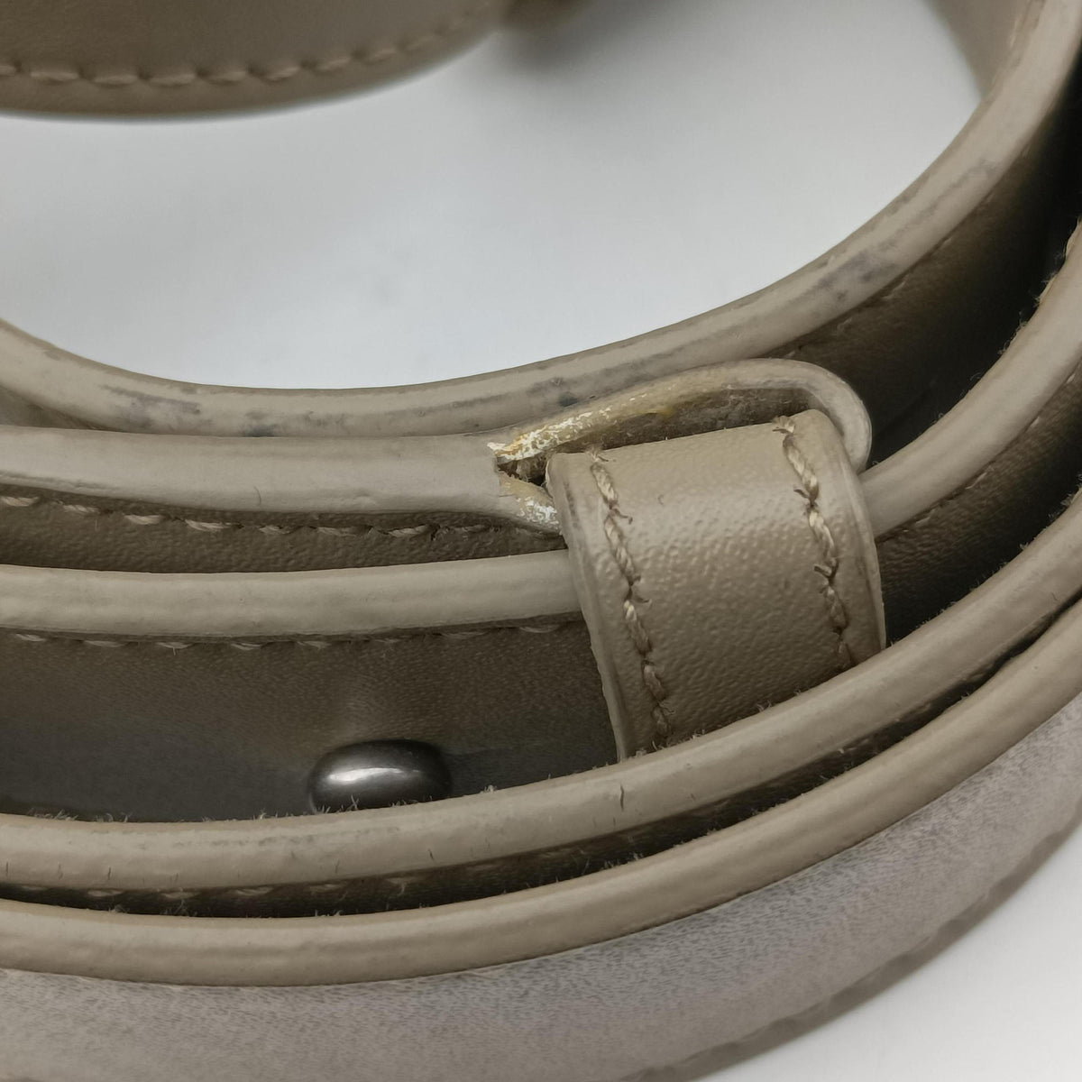 Secondhand Bottega Veneta The Arco Briefcase khaki lambskin  shoulderbag | stylenewstar