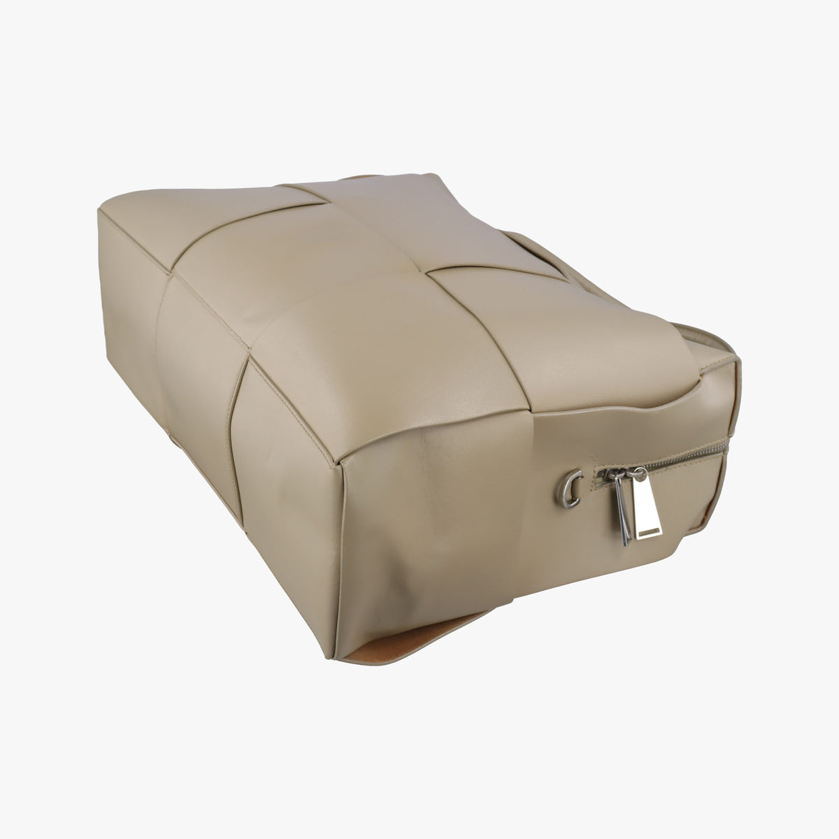 Secondhand Bottega Veneta The Arco Briefcase khaki lambskin  shoulderbag | stylenewstar