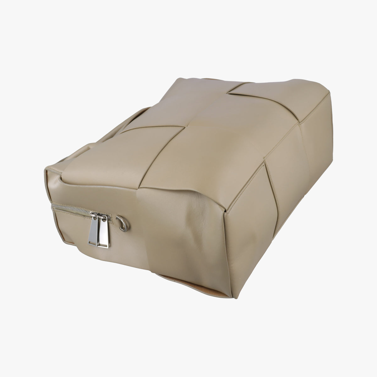 Secondhand Bottega Veneta The Arco Briefcase khaki lambskin  shoulderbag | stylenewstar