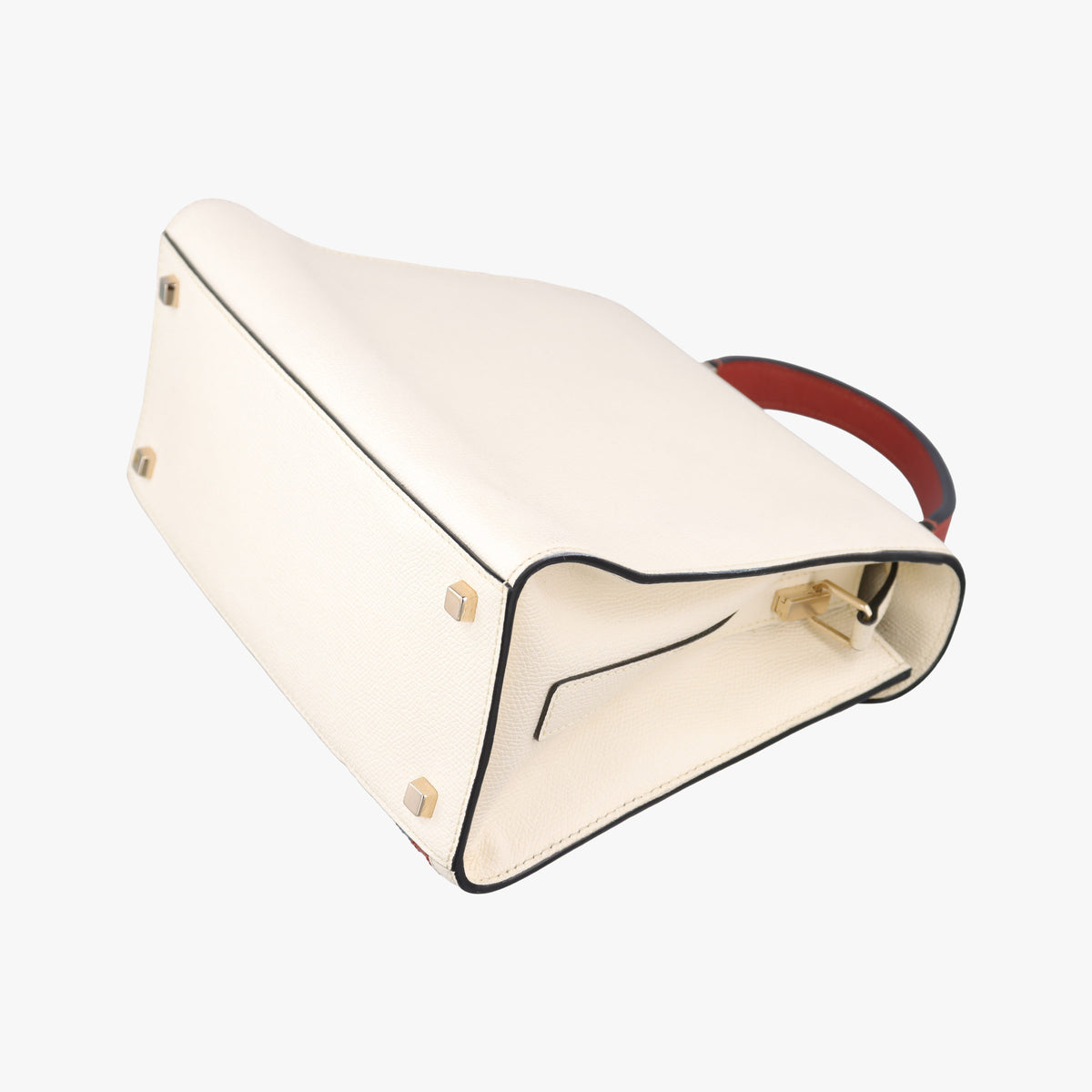 Pre-owned Valextra Iside White x Multi Leather  shoulderbag | stylenewstar