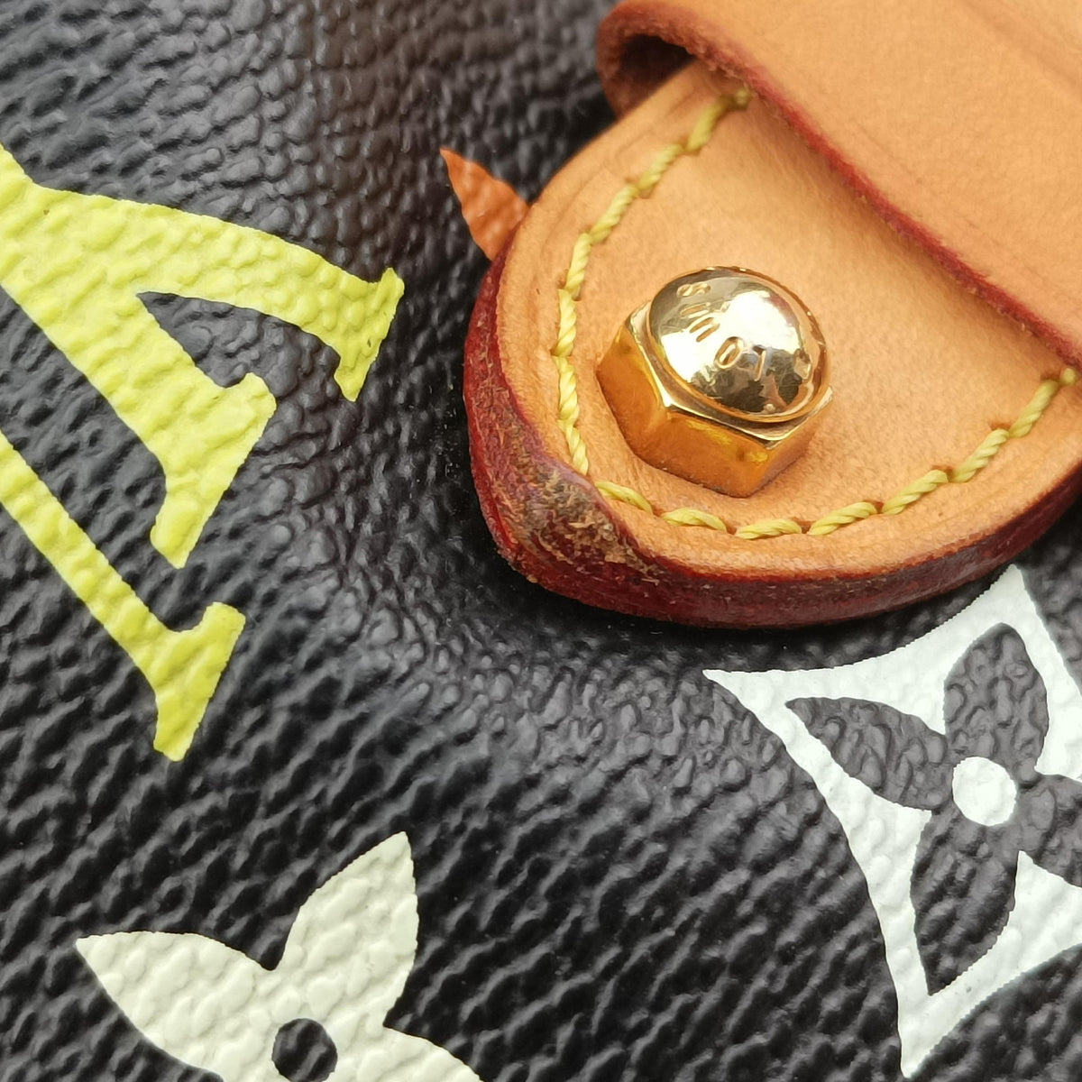Pre-owned Louis Vuitton GRETA Noir Monogram Multicolor M40196 shoulderbag | stylenewstar
