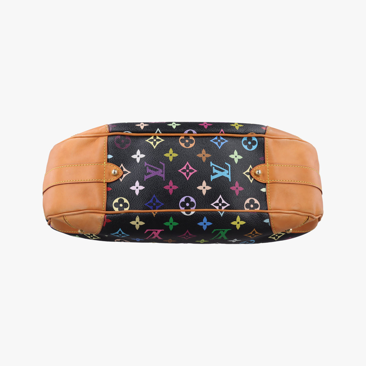 Pre-owned Louis Vuitton GRETA Noir Monogram Multicolor M40196 shoulderbag | stylenewstar