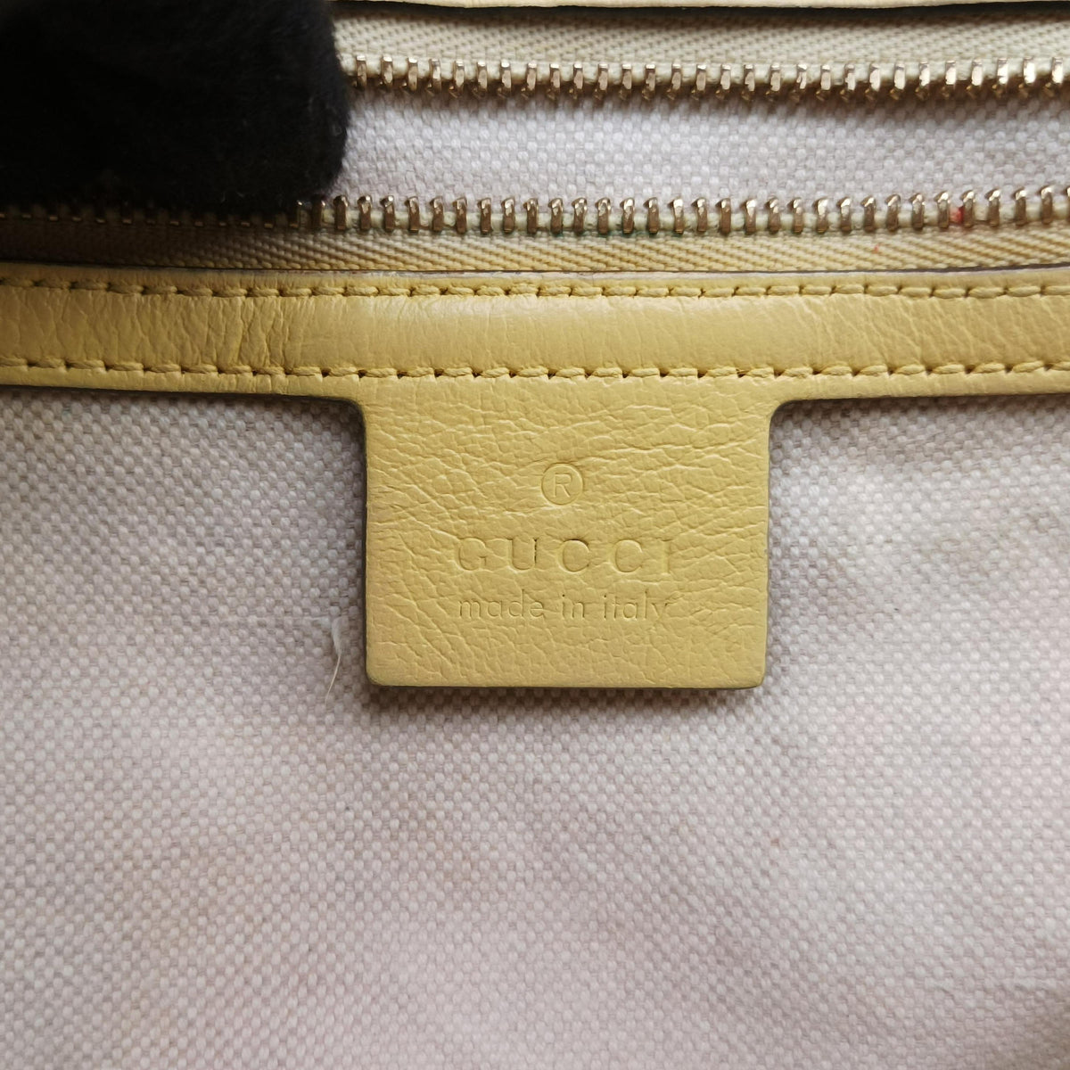 Pre-owned Gucci GG Marmont Navy×Red×Yellow Leather 443497 shoulderbag | stylenewstar