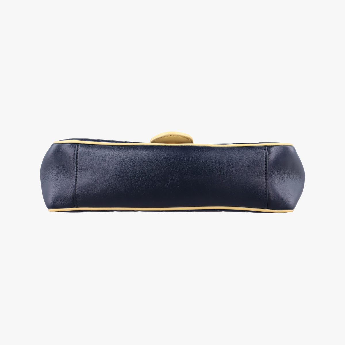 Pre-owned Gucci GG Marmont Navy×Red×Yellow Leather 443497 shoulderbag | stylenewstar