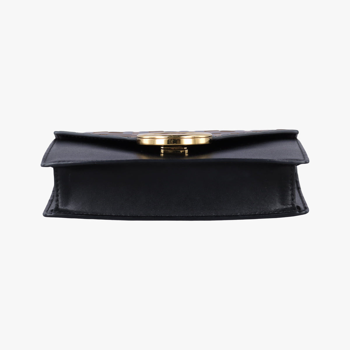 Vintage Fendi F is Brown×black Leather 8BM005 bum bag/waist bag | stylenewstar