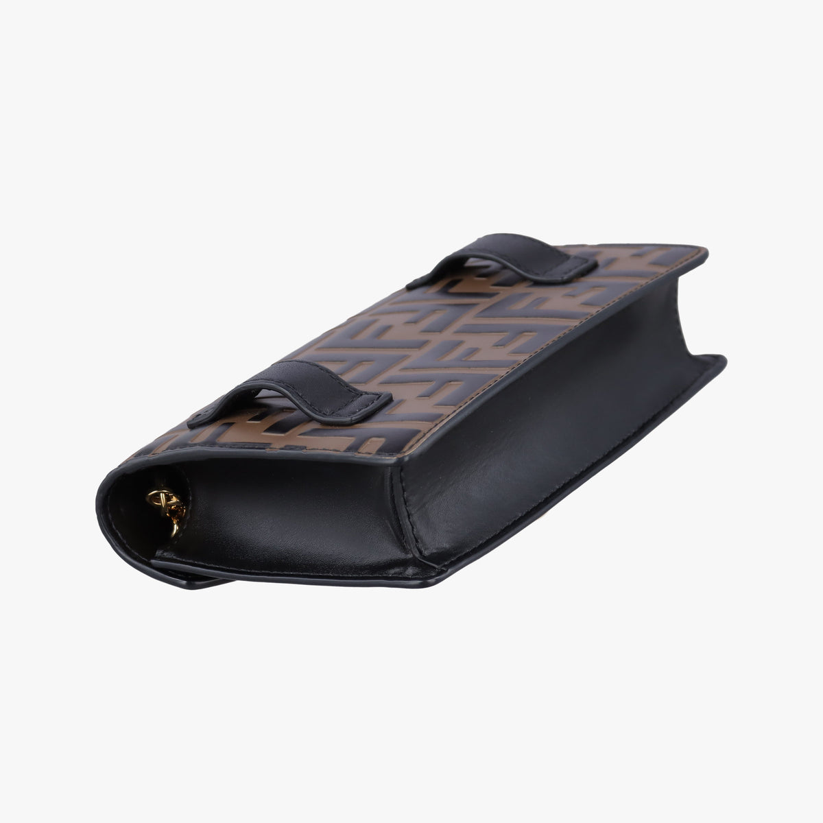Vintage Fendi F is Brown×black Leather 8BM005 bum bag/waist bag | stylenewstar