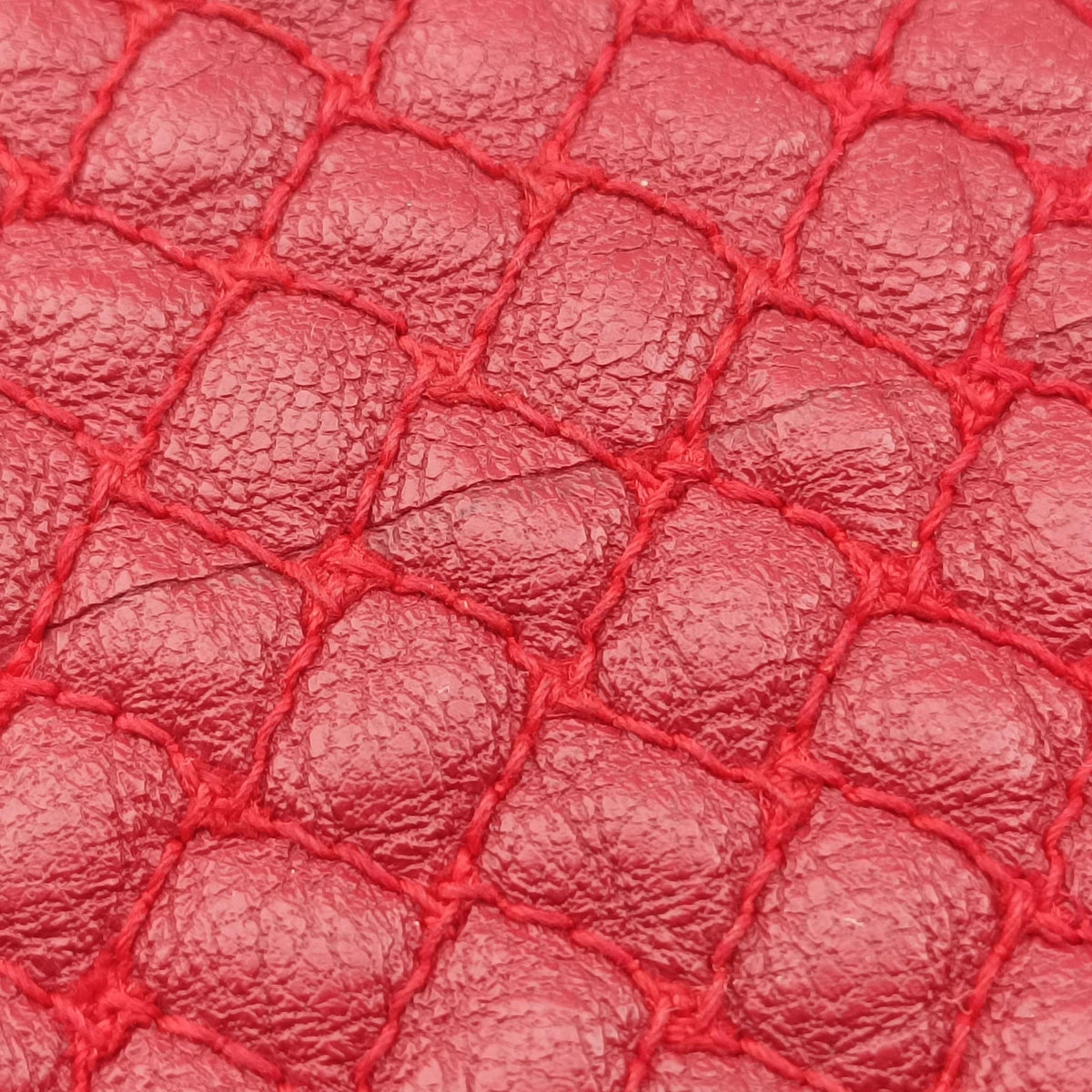 Vintage Bottega Veneta Intrecciato Red Lambskin  handbag | stylenewstar