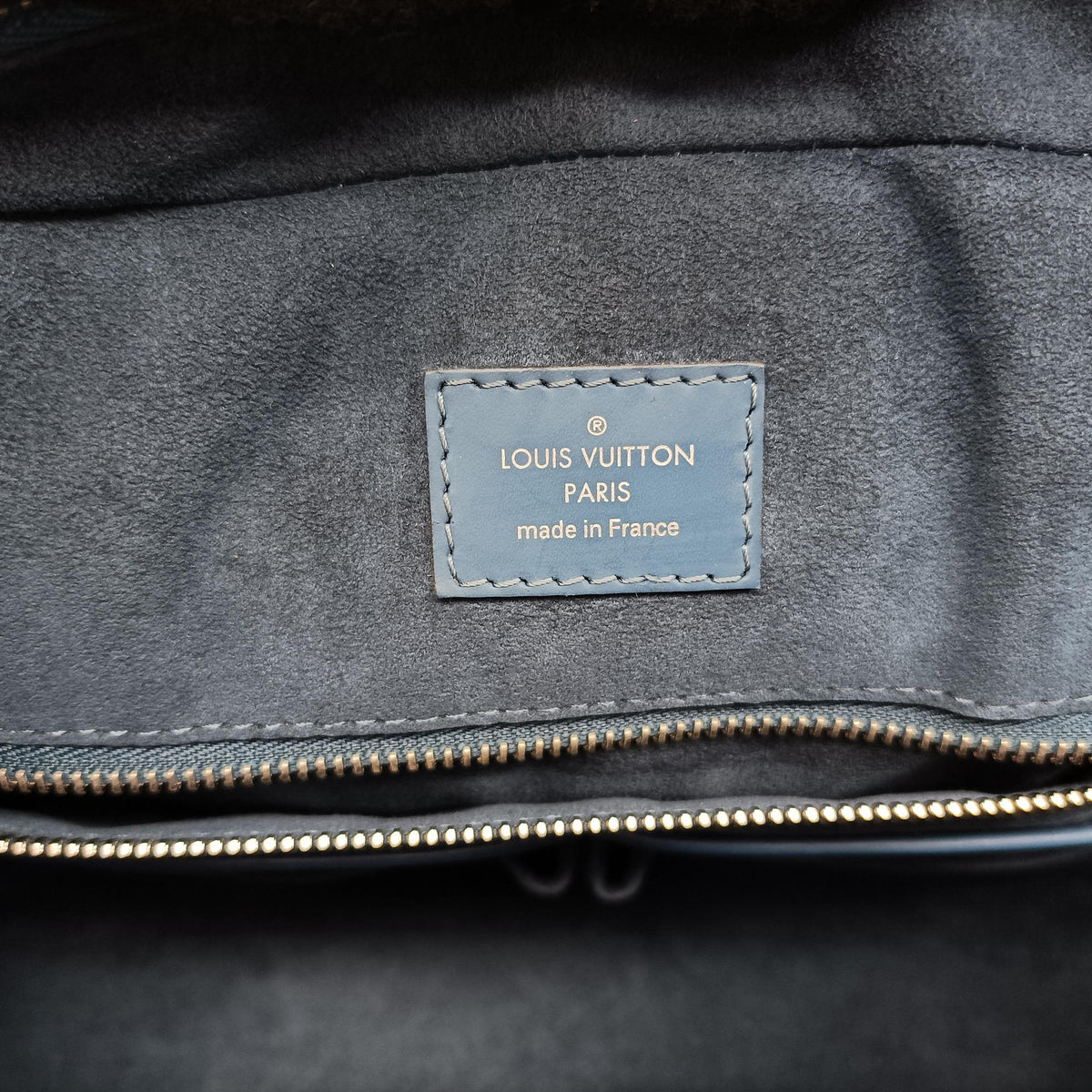 Pre-owned Louis Vuitton Porto Document Business PDB Blue Celeste Epi M54043 shoulderbag | stylenewstar