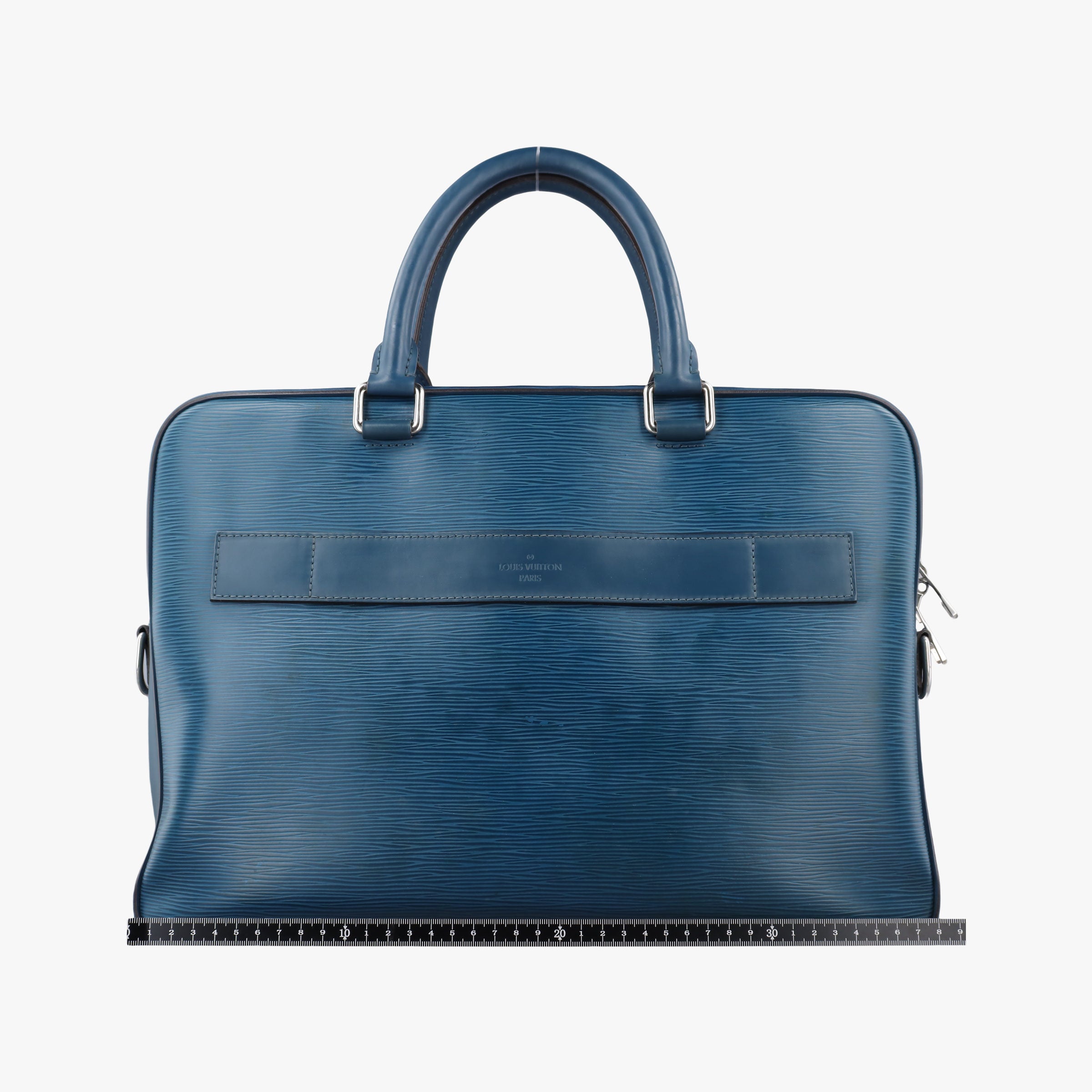 Pre-owned Louis Vuitton Porto Document Business PDB Blue Celeste Epi M54043 shoulderbag | stylenewstar