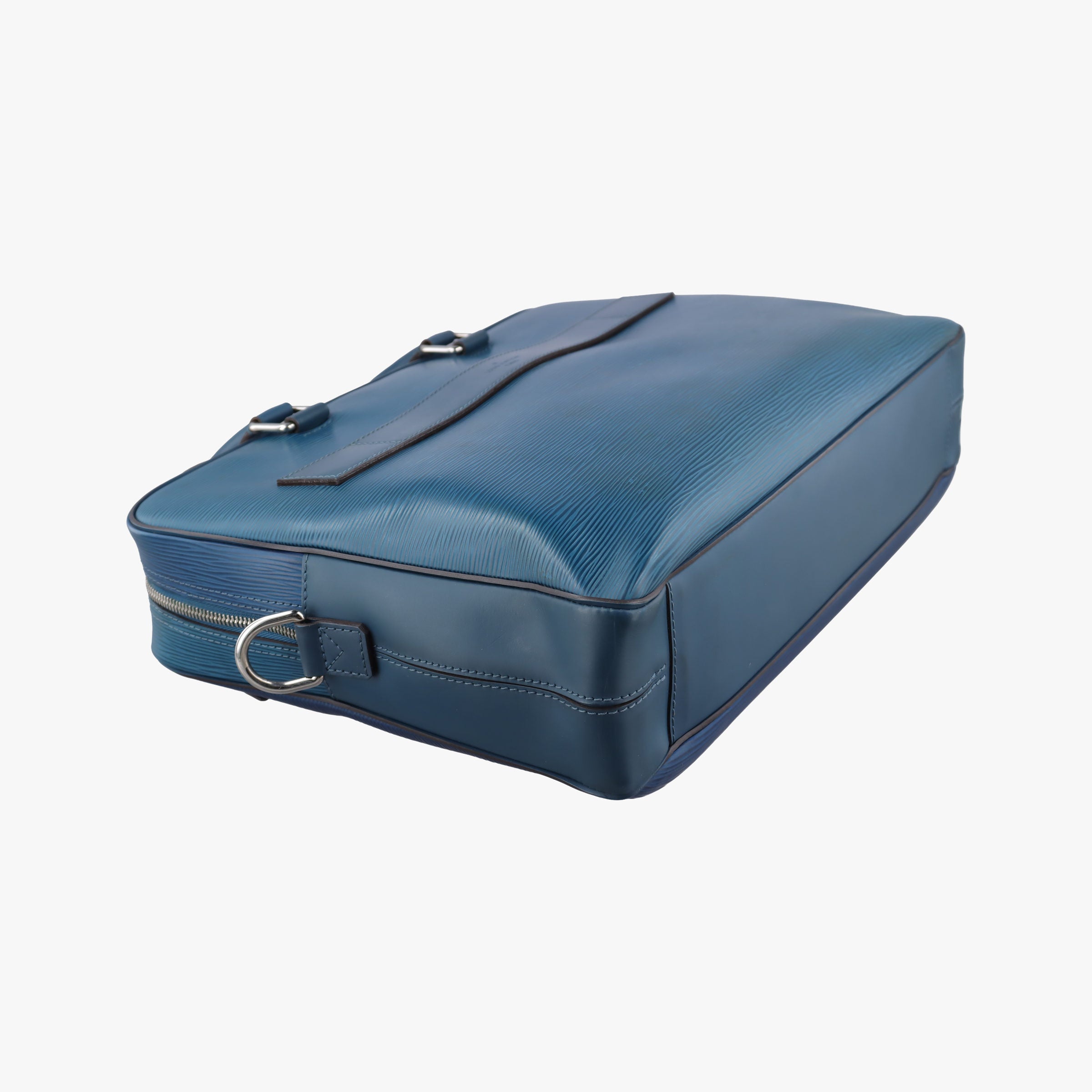 Pre-owned Louis Vuitton Porto Document Business PDB Blue Celeste Epi M54043 shoulderbag | stylenewstar