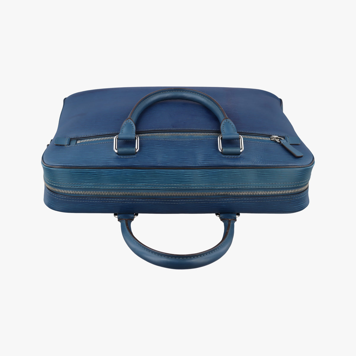 Pre-owned Louis Vuitton Porto Document Business PDB Blue Celeste Epi M54043 shoulderbag | stylenewstar