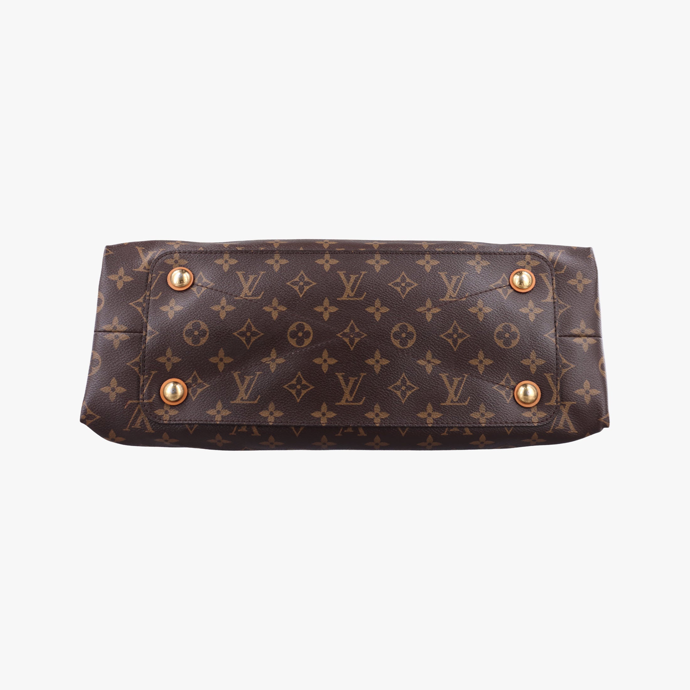 Pre-owned Louis Vuitton OLYMPE brown×AURORE Monogram Canvas×calf leather M40816 shoulderbag | stylenewstar