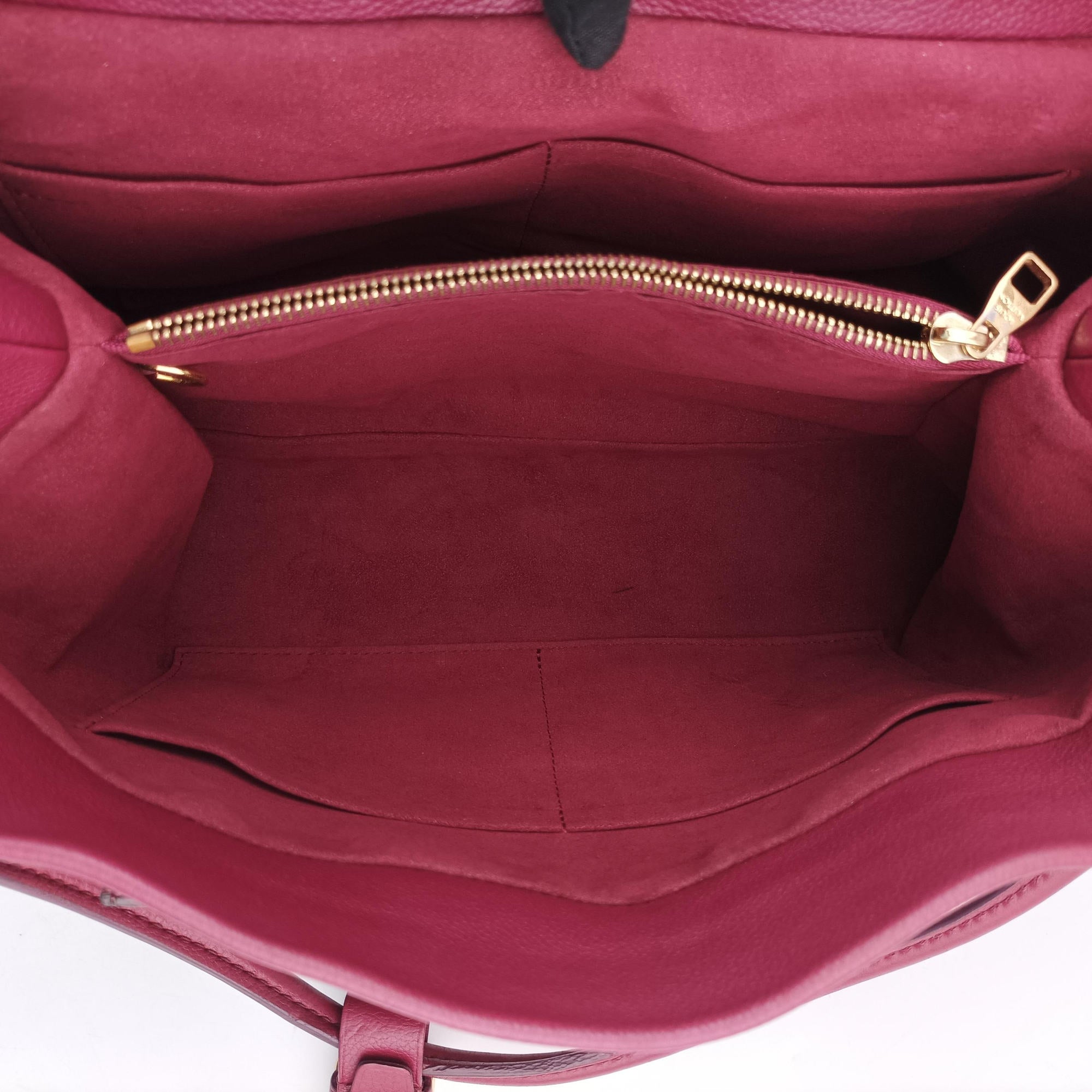 Pre-owned Louis Vuitton OLYMPE brown×AURORE Monogram Canvas×calf leather M40816 shoulderbag | stylenewstar