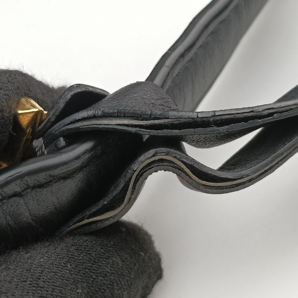 Secondhand Valentino My Rockstud Black Smooth Calfskin Leather  handbag | stylenewstar