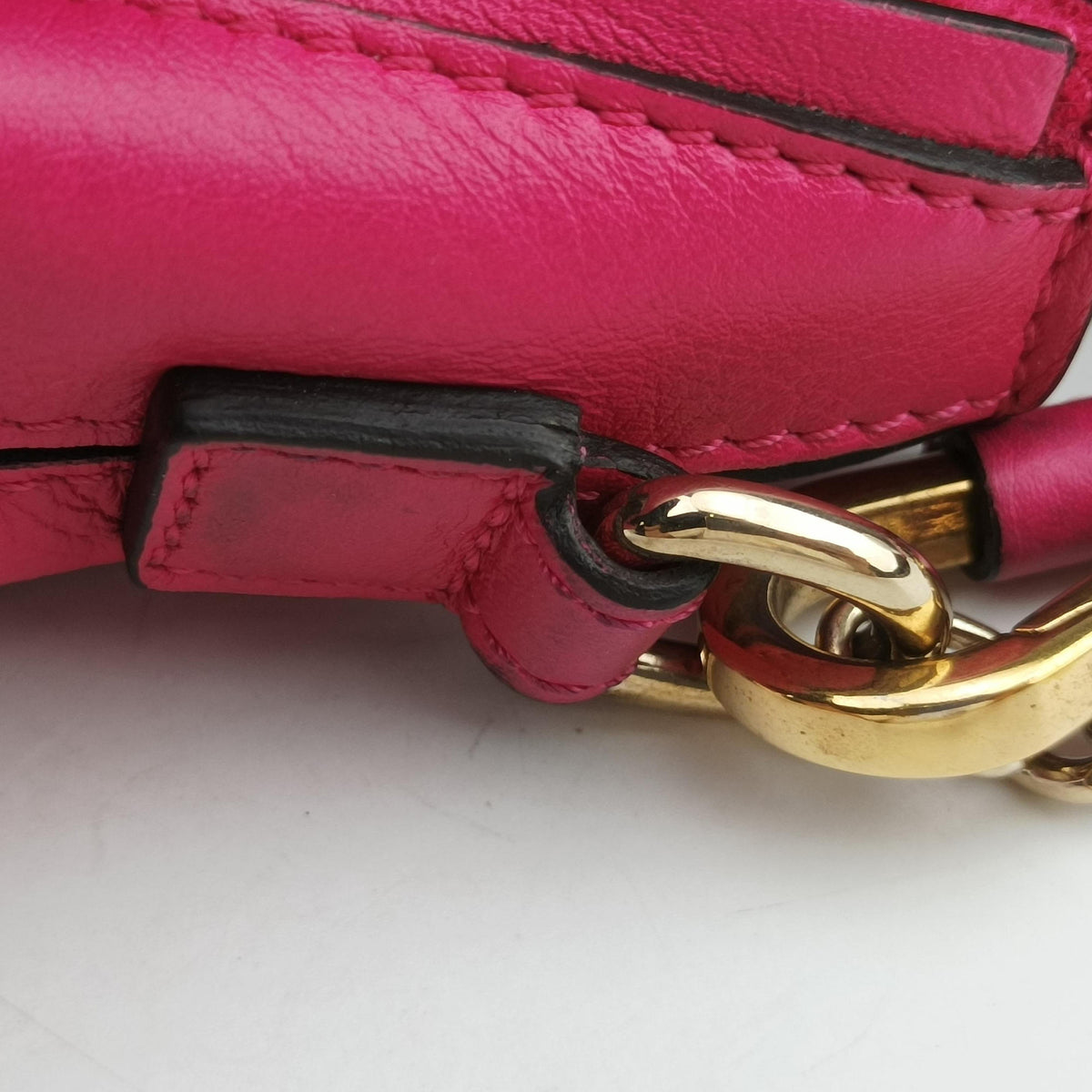 Vintage Chloe FAYE mini Rose Leather × suede  backpack/rucksack | stylenewstar