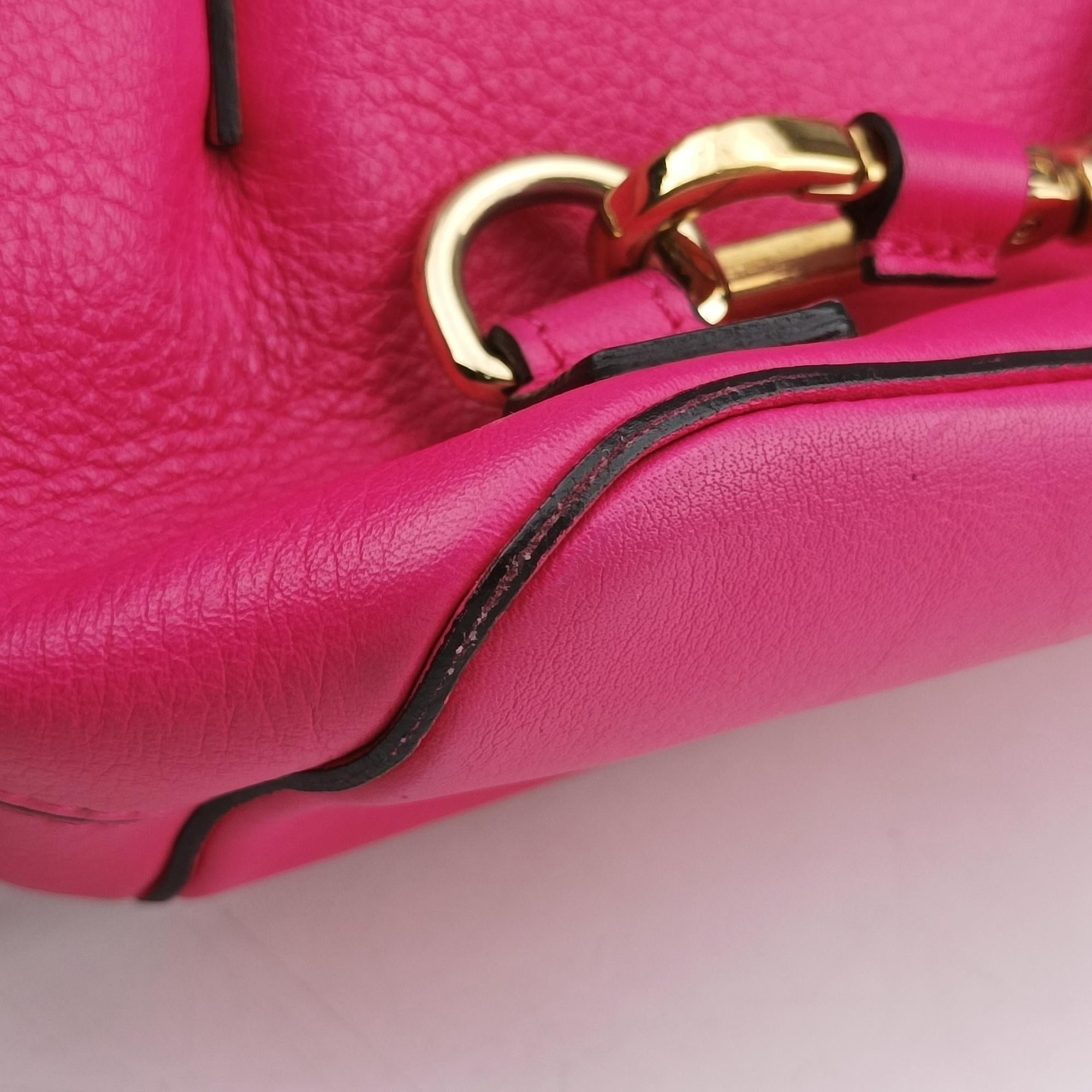 Vintage Chloe FAYE mini Rose Leather × suede  backpack/rucksack | stylenewstar