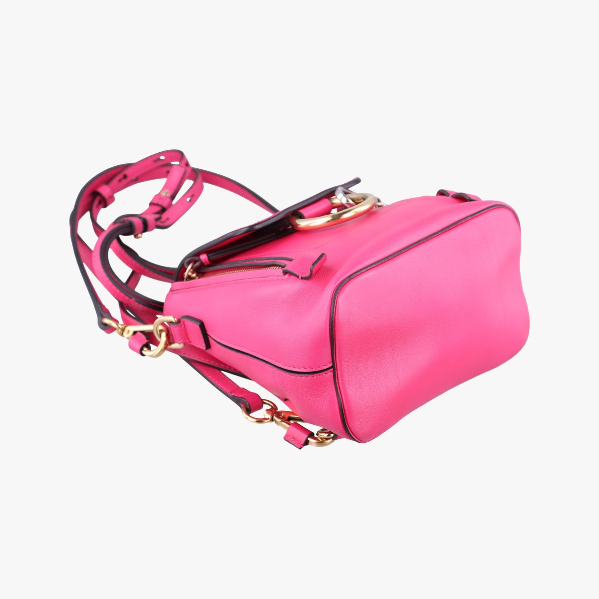 Vintage Chloe FAYE mini Rose Leather × suede  backpack/rucksack | stylenewstar