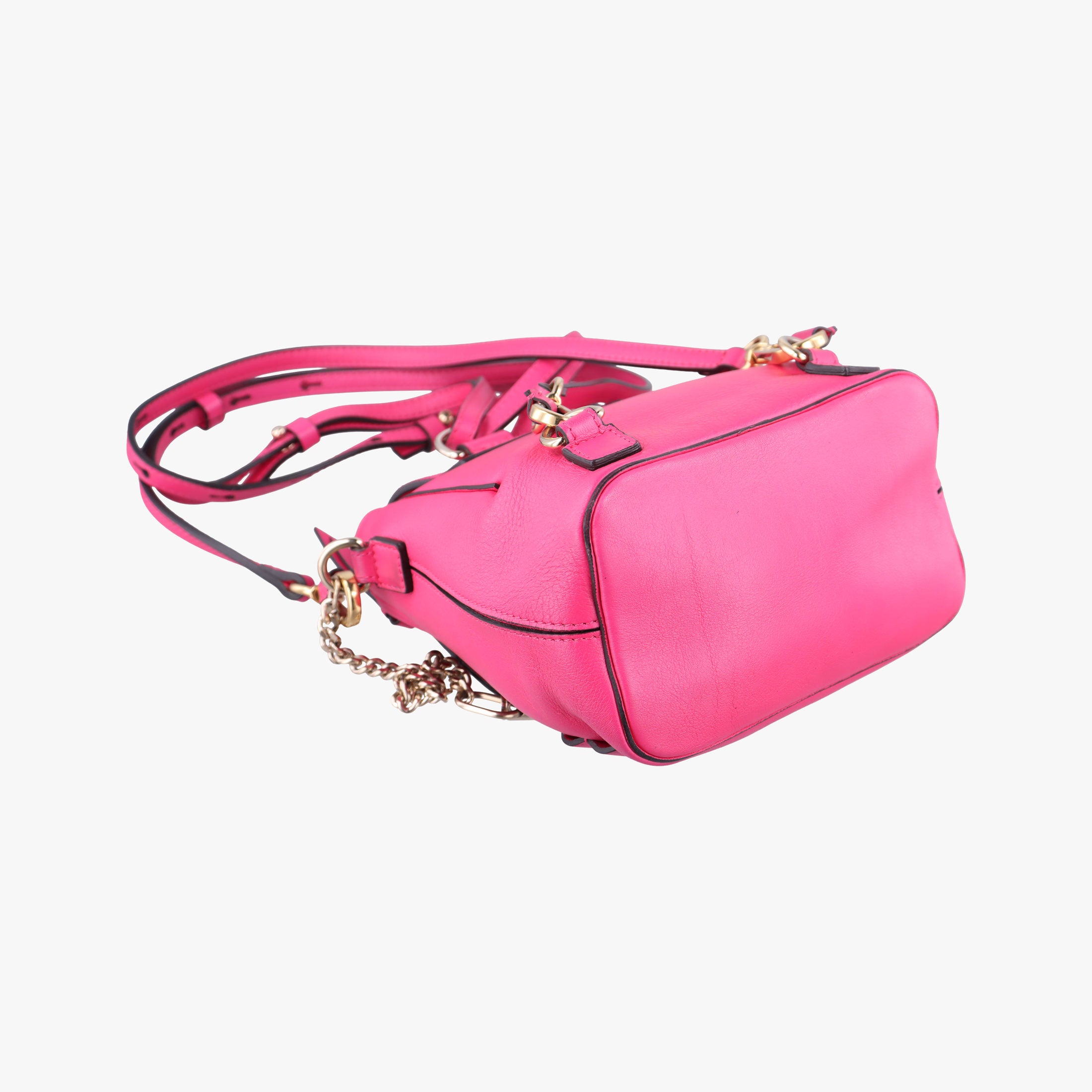 Vintage Chloe FAYE mini Rose Leather × suede  backpack/rucksack | stylenewstar