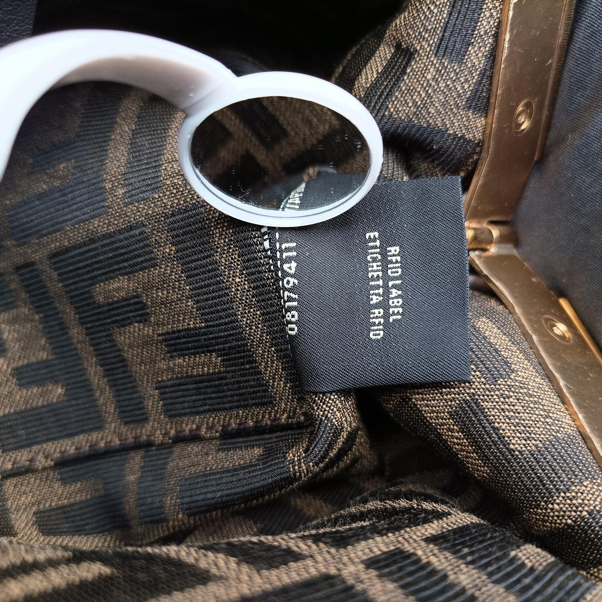 Secondhand Fendi First White Cotton 8BP129 shoulderbag | stylenewstar