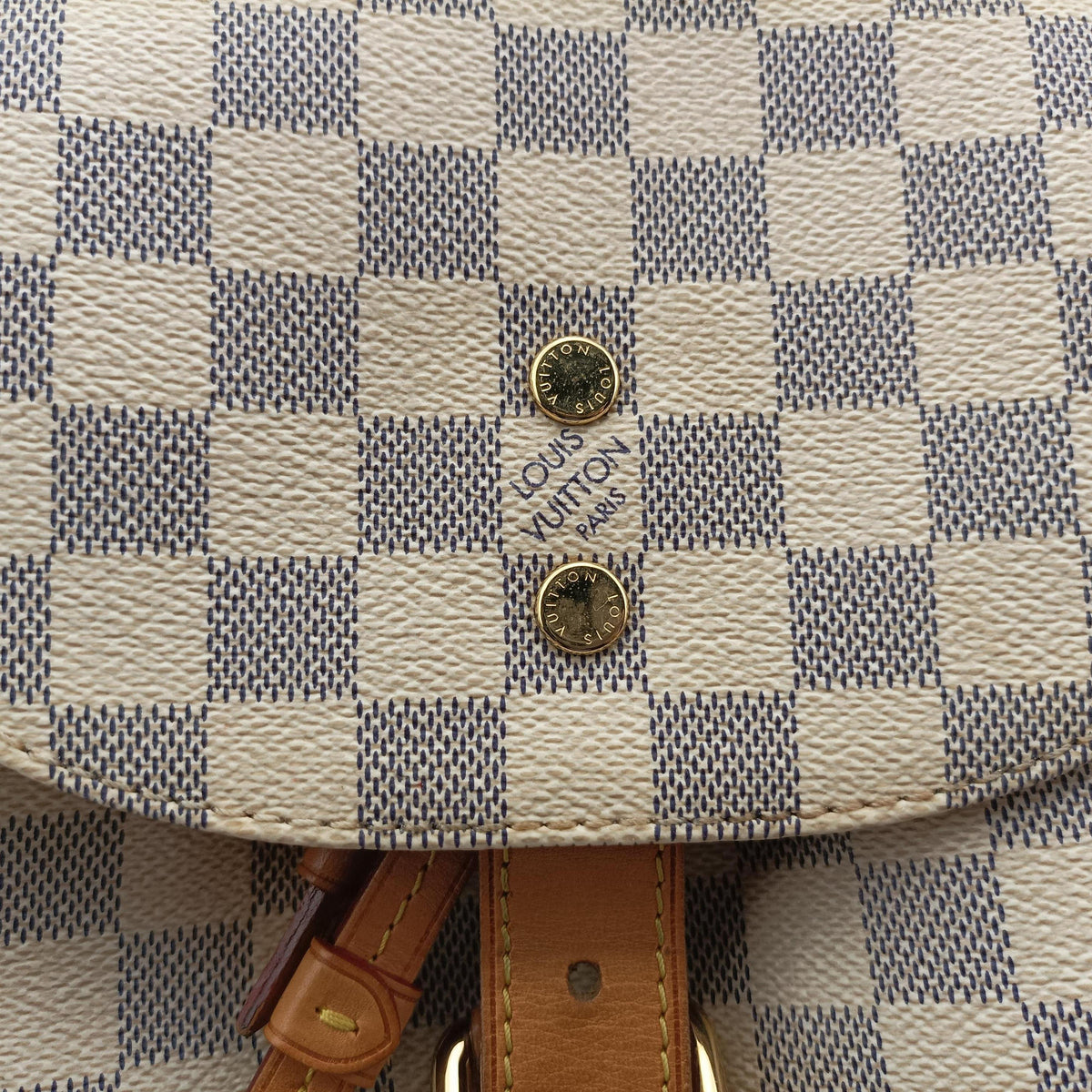 Pre-owned Louis Vuitton SPERONE　 Azur Damier Canvas N41578 backpack/rucksack | stylenewstar