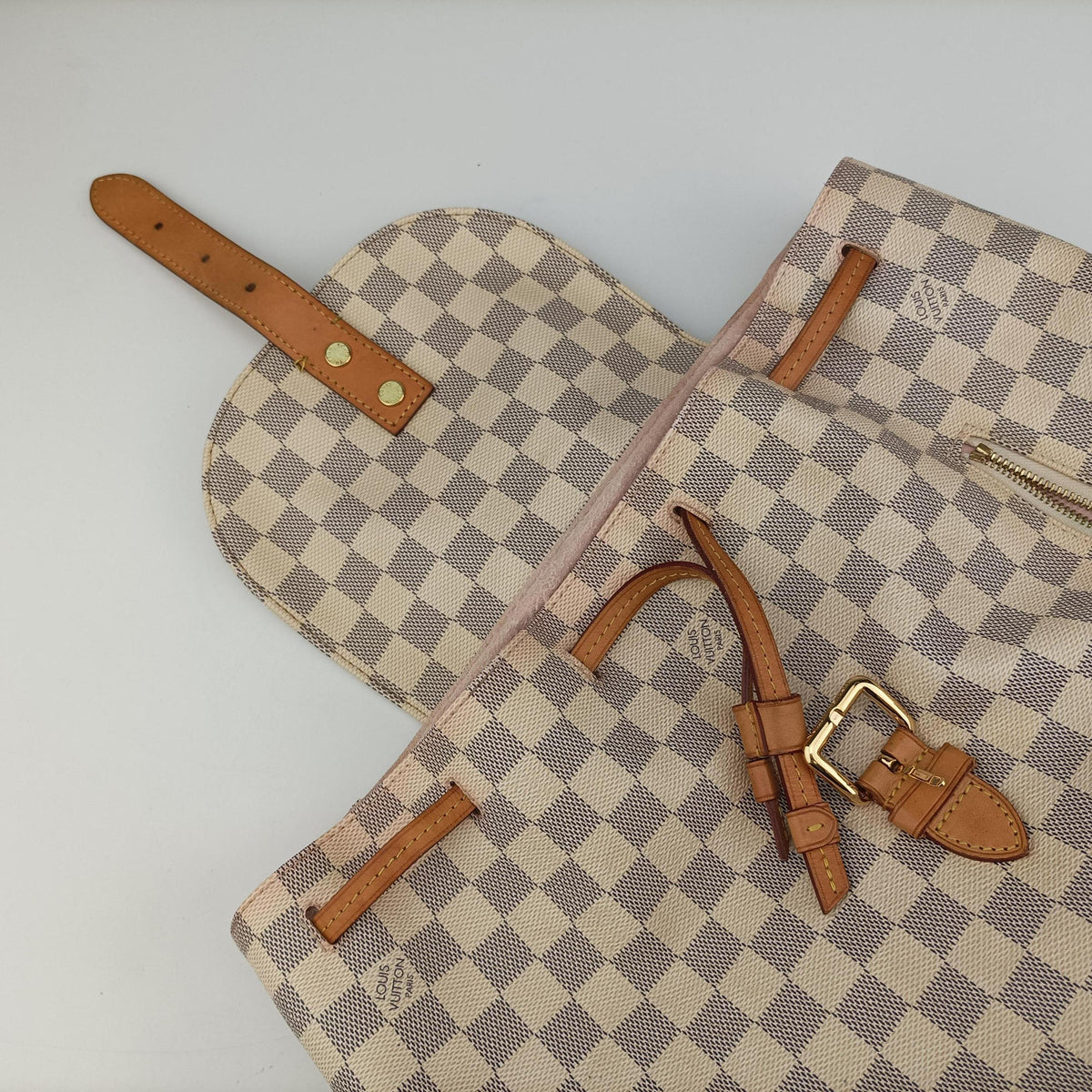 Pre-owned Louis Vuitton SPERONE　 Azur Damier Canvas N41578 backpack/rucksack | stylenewstar