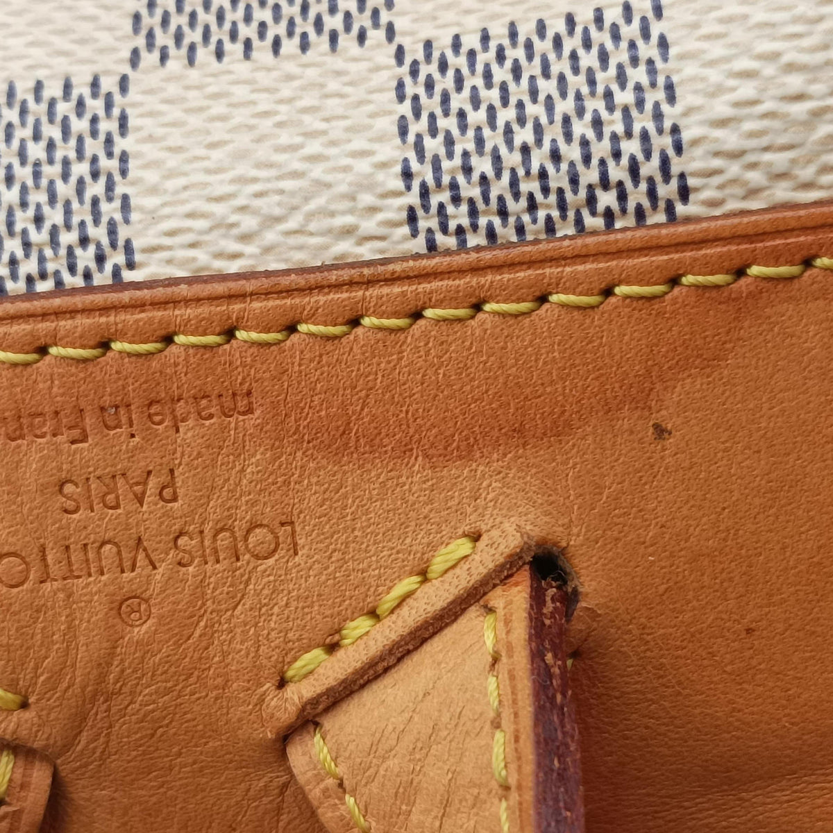 Pre-owned Louis Vuitton SPERONE　 Azur Damier Canvas N41578 backpack/rucksack | stylenewstar