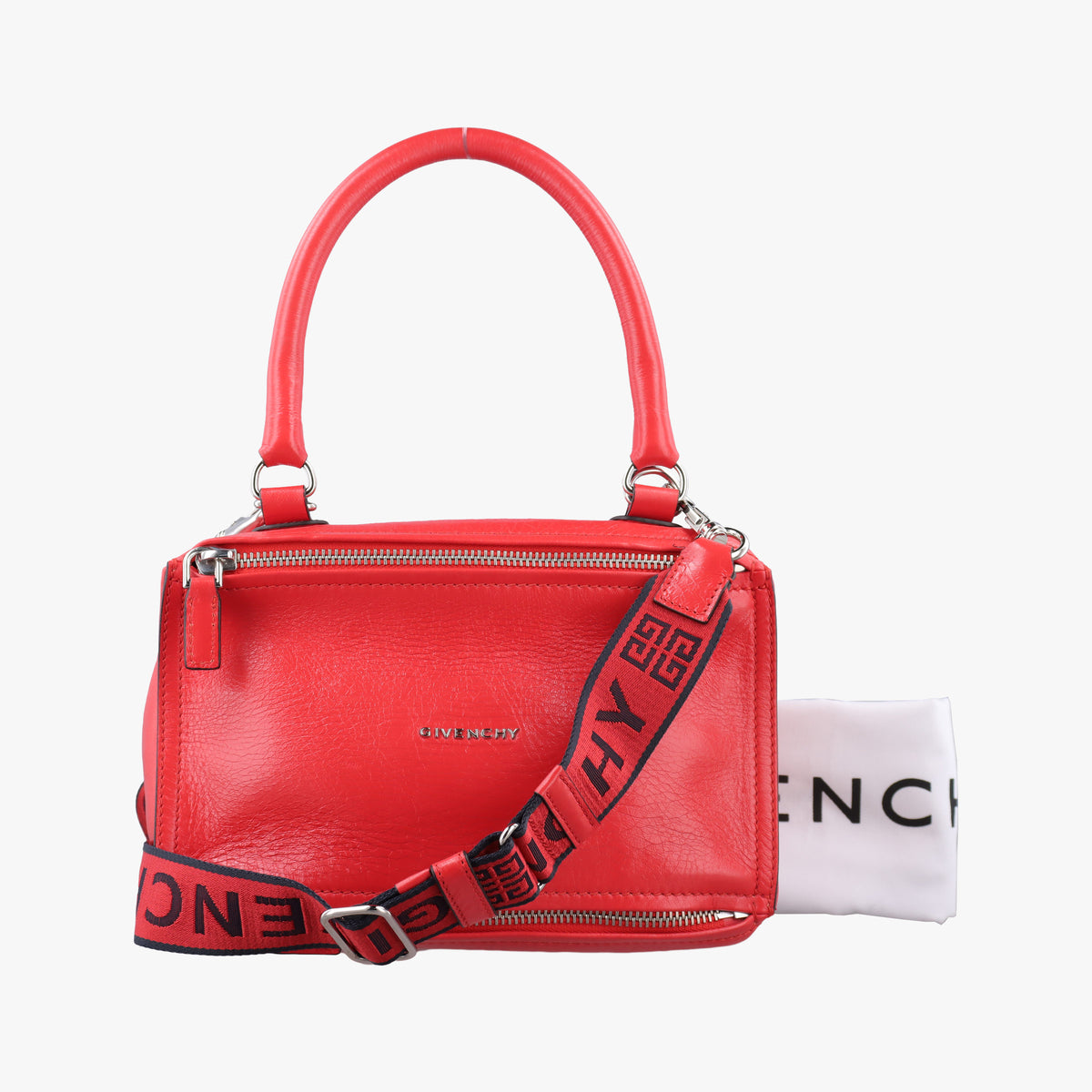 Vintage Givenchy Pandora Red Leather  shoulderbag | stylenewstar