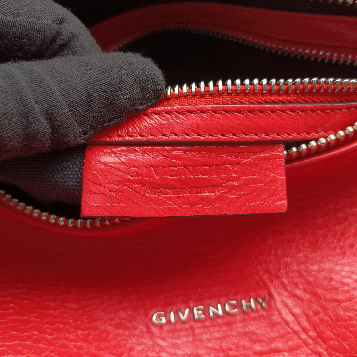 Vintage Givenchy Pandora Red Leather  shoulderbag | stylenewstar