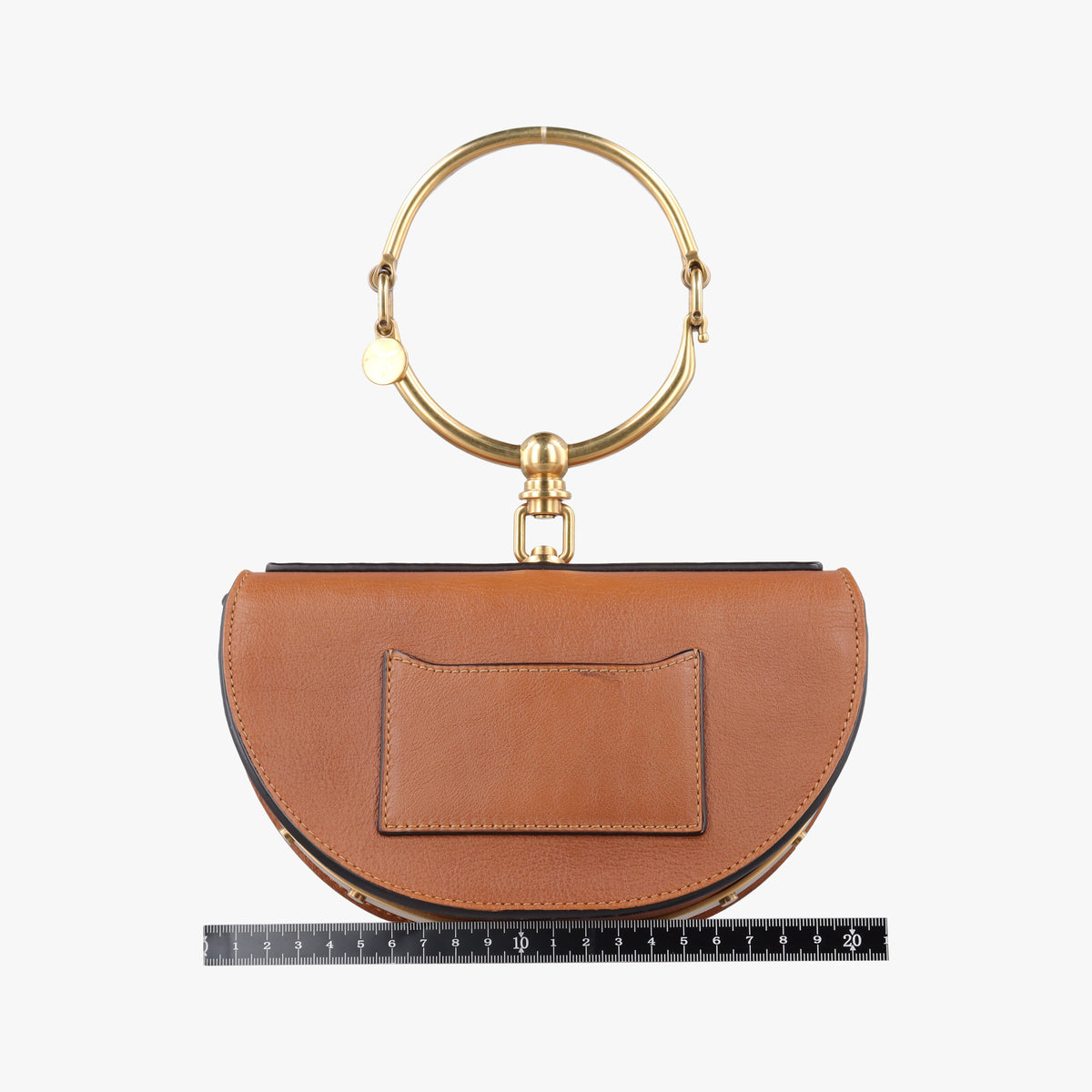 Pre-owned Chloe Nile Minaudiere Brown Leather  shoulderbag | stylenewstar