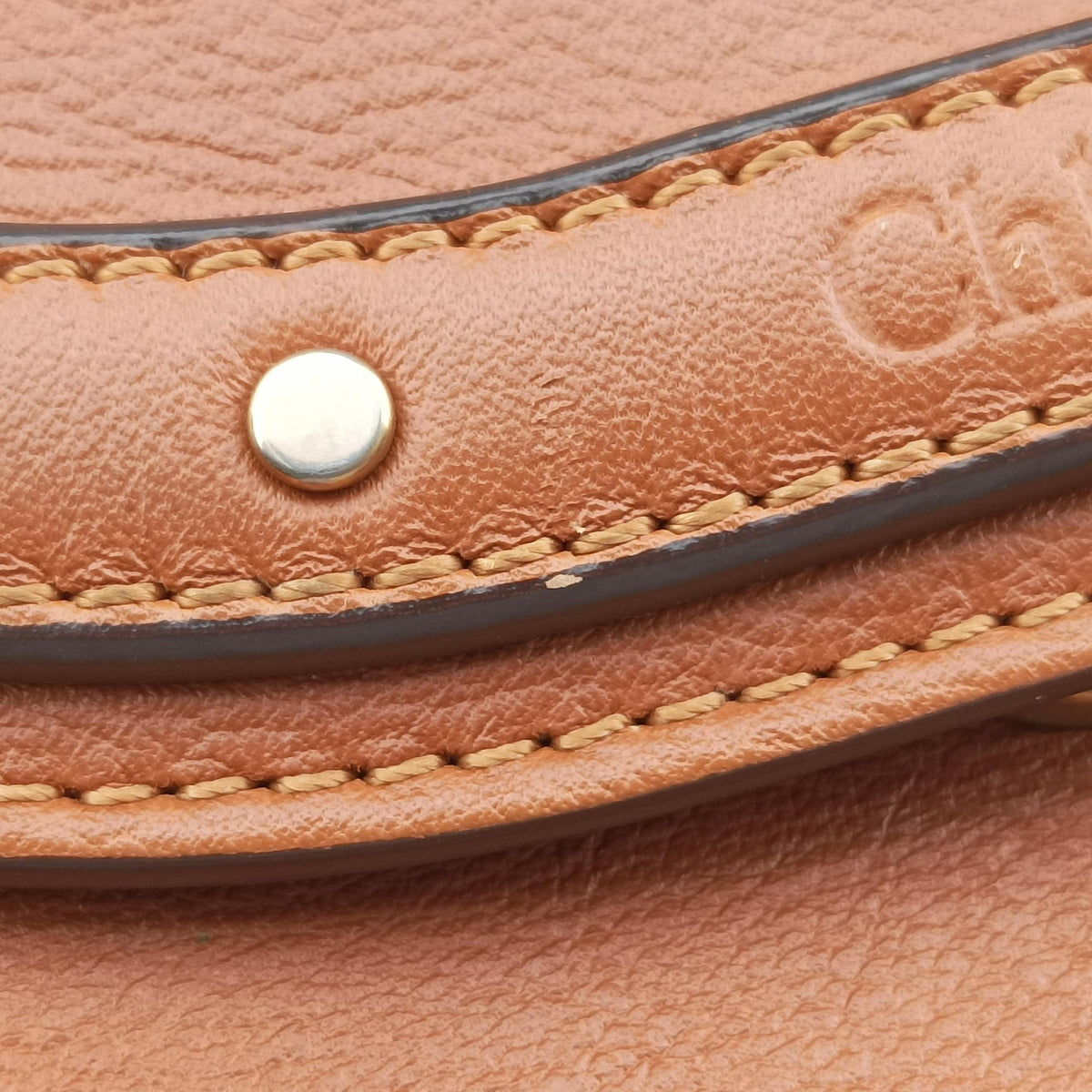 Pre-owned Chloe Nile Minaudiere Brown Leather  shoulderbag | stylenewstar
