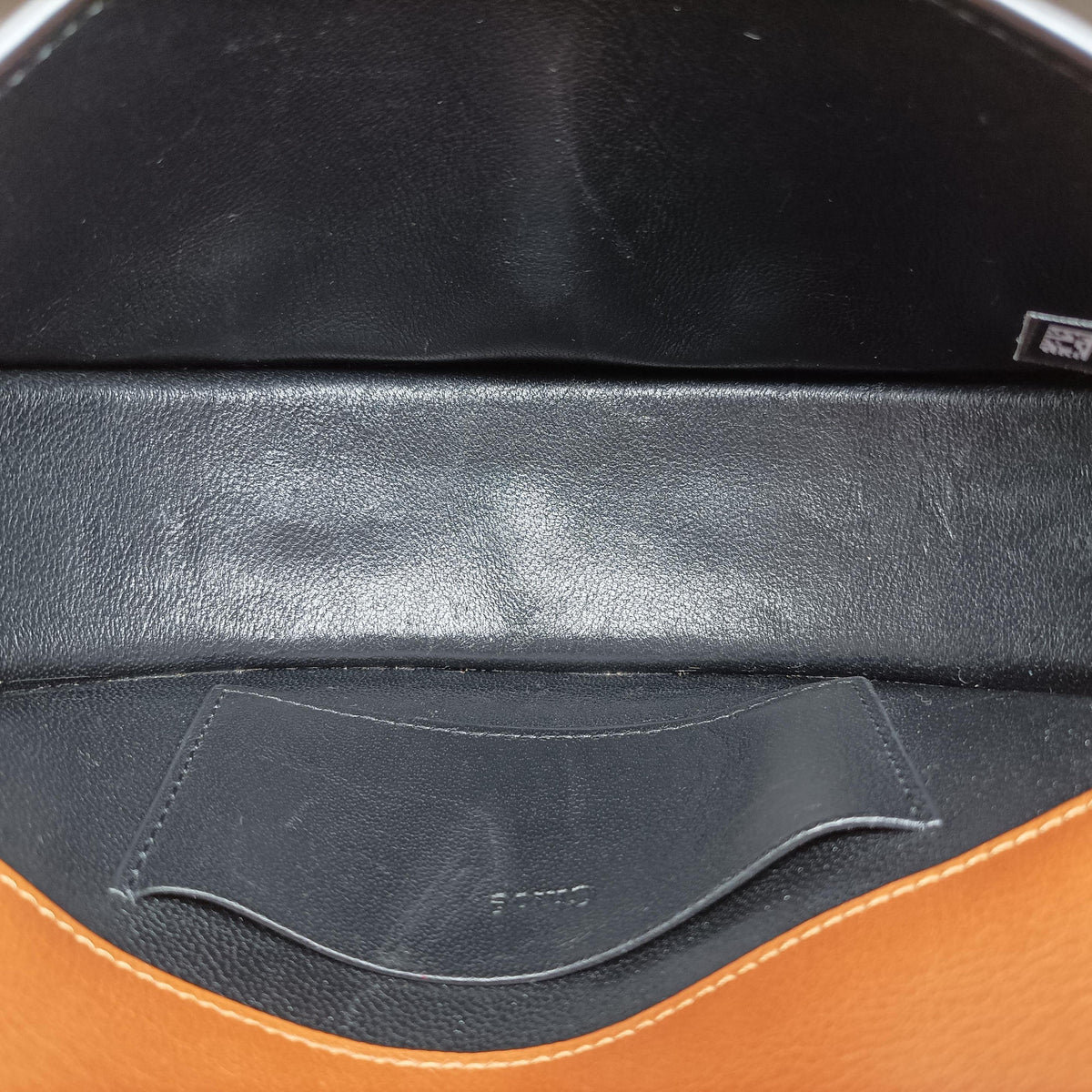 Pre-owned Chloe Nile Minaudiere Brown Leather  shoulderbag | stylenewstar