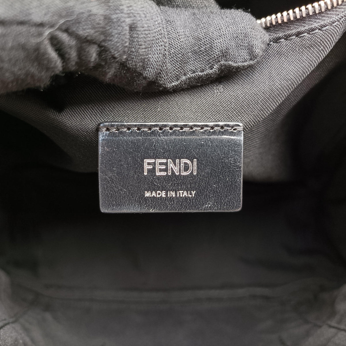 Pre-owned Fendi Karl Collage Multicolor Nylon × Leather  backpack/rucksack | stylenewstar
