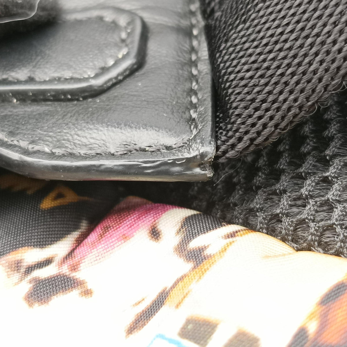 Pre-owned Fendi Karl Collage Multicolor Nylon × Leather  backpack/rucksack | stylenewstar