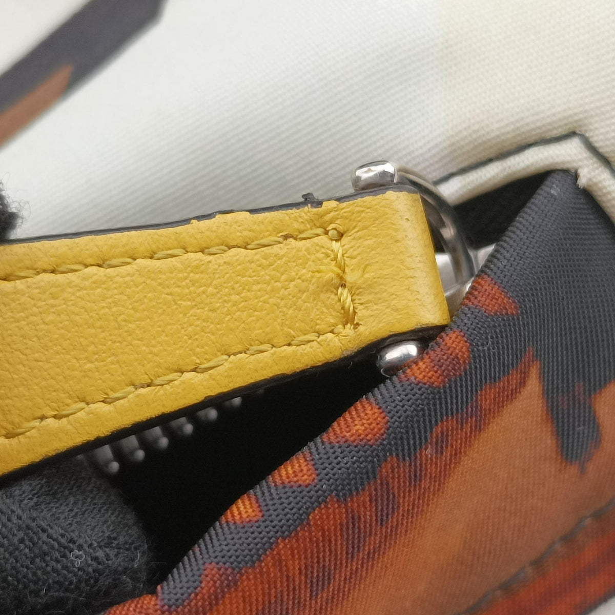 Pre-owned Fendi Karl Collage Multicolor Nylon × Leather  backpack/rucksack | stylenewstar