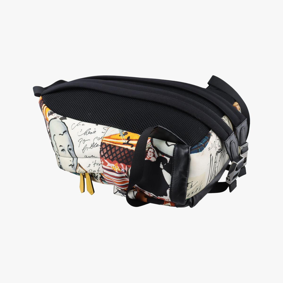 Pre-owned Fendi Karl Collage Multicolor Nylon × Leather  backpack/rucksack | stylenewstar