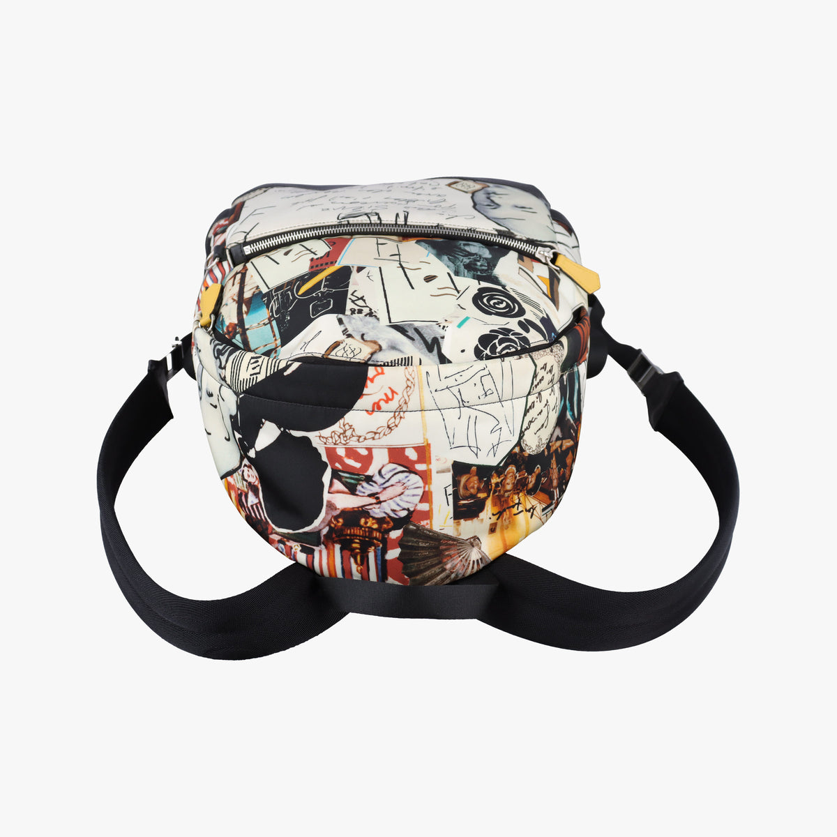 Pre-owned Fendi Karl Collage Multicolor Nylon × Leather  backpack/rucksack | stylenewstar